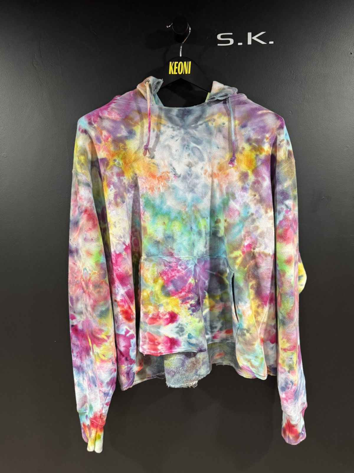Handmade 2000s Y2K Vintage Champion Reverse Weave Dye Distress Hoodie Size US XL / EU 56 / 4 - 1 Thumbnail