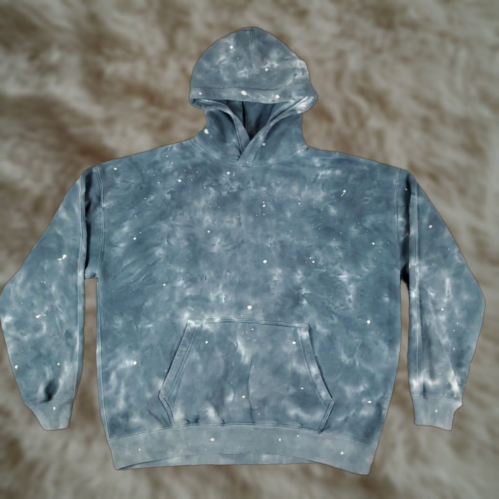 Abercrombie & Fitch Abercrombie Fitch Sweater Mens Medium Blue Tie Dye Oversized Hoodie Sweatshirt * Size US M / EU 48-50 / 2 - 1 Thumbnail