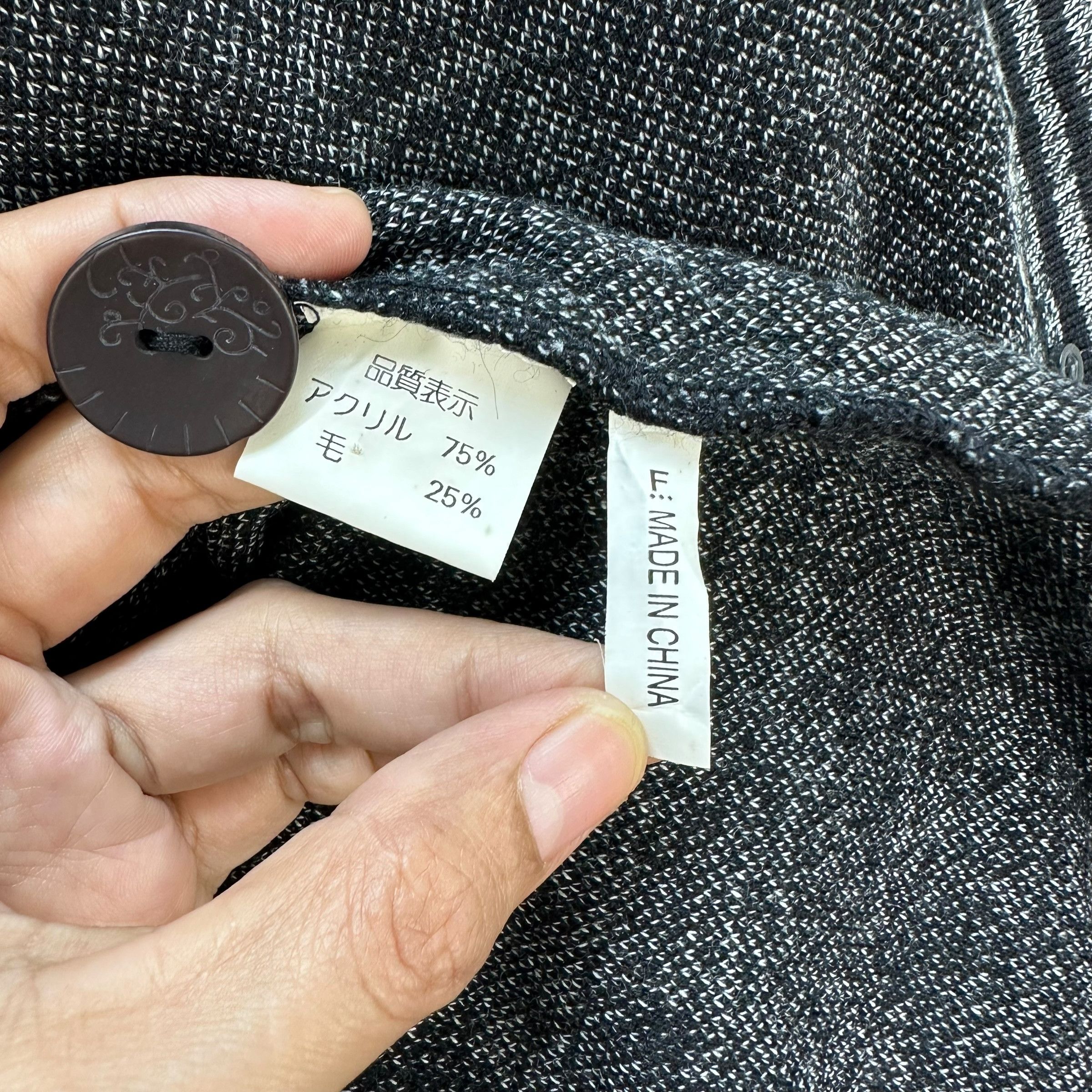 Japanese Brand FREDO Paris Monogram Hooded Long Jacket #A8-0199 Size L / US 10 / IT 46 - 8 Thumbnail