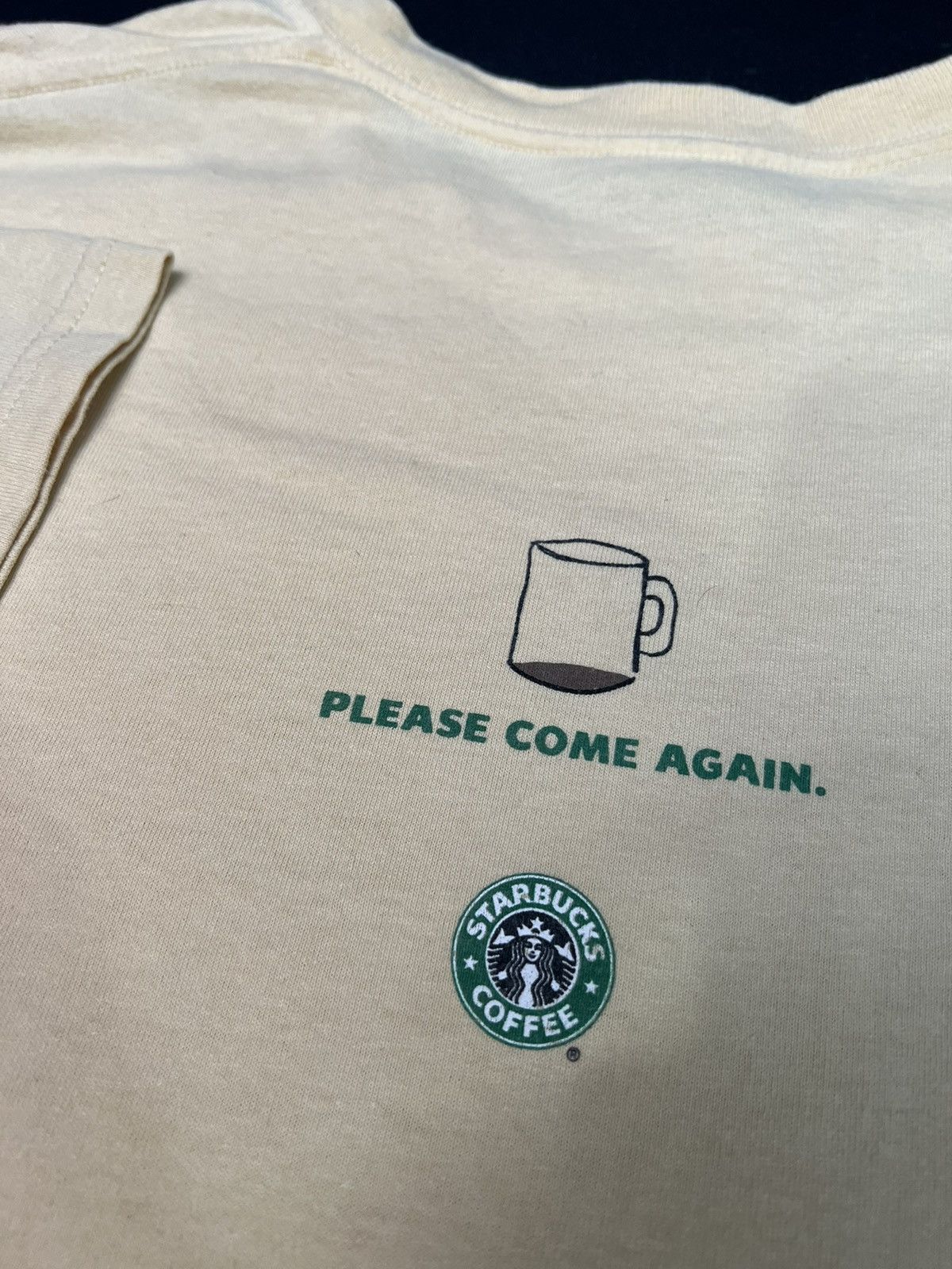 Gildan Vintage Starbucks T Shirt Size L Size US L / EU 52-54 / 3 - 5 Thumbnail