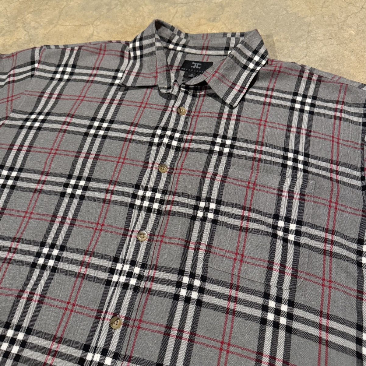 Vintage Vintage 2000s Faded Nova Check Flannel Shirt ERD Grunge Y2K Size US XL / EU 56 / 4 - 3 Thumbnail