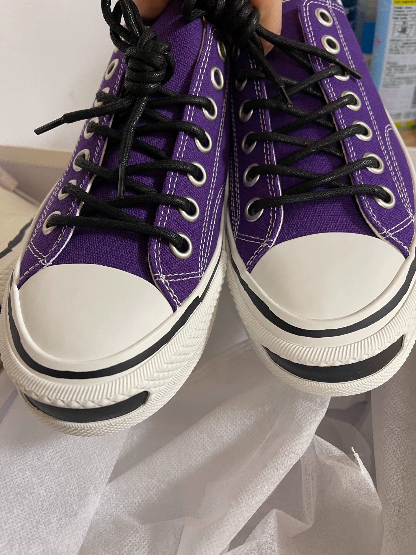 Other KAMIYA 24aw Joey Vulcanized Sneaker Purple 41 Size US 8 / EU 41 - 2 Thumbnail