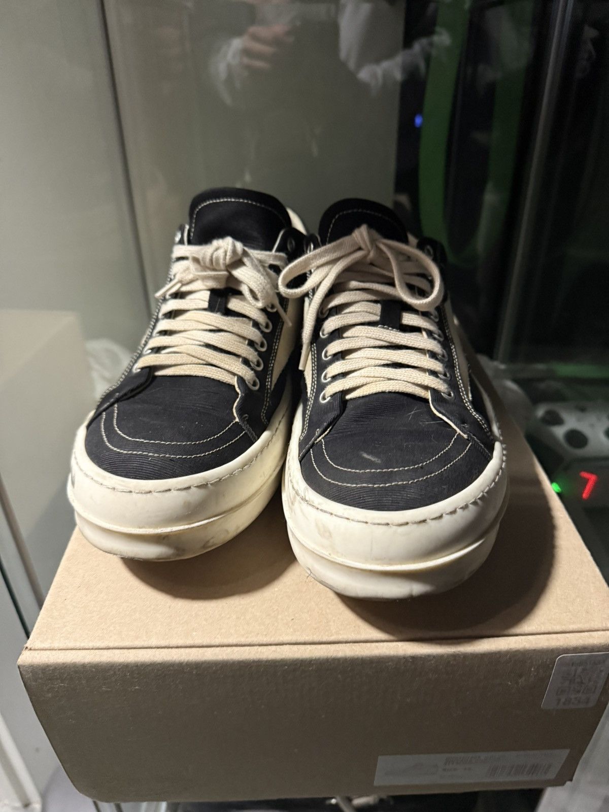 Rick Owens Rick Owens Drkshdw Vintage low top Size US 12 / EU 45 - 10 Thumbnail