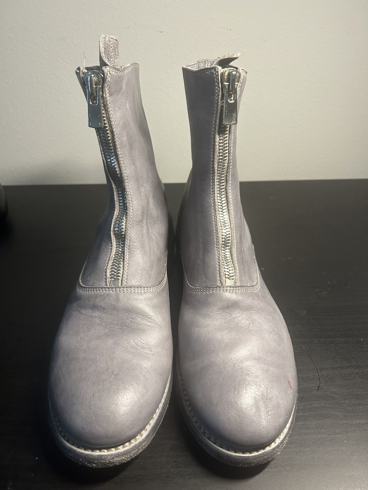 Guidi Guidi grey front zipper boots Size US 10 / EU 43 - 1 Thumbnail