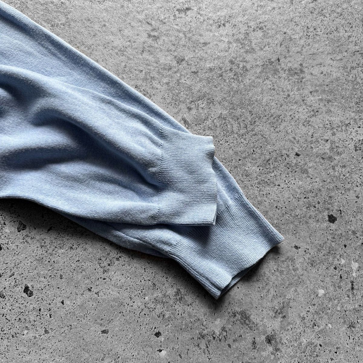 Polo Ralph Lauren Polo Ralph Lauren Blue Sweater Slim Fit Cotton Knit Pullover Size US XL / EU 56 / 4 - 6 Thumbnail