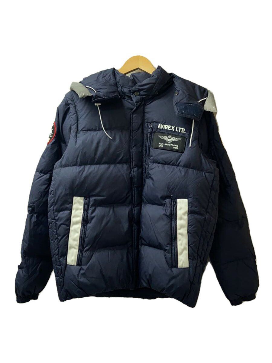 Avirex Avirex Nylon Down Jacket Navy Size US L / EU 52-54 / 3 - 1 Thumbnail