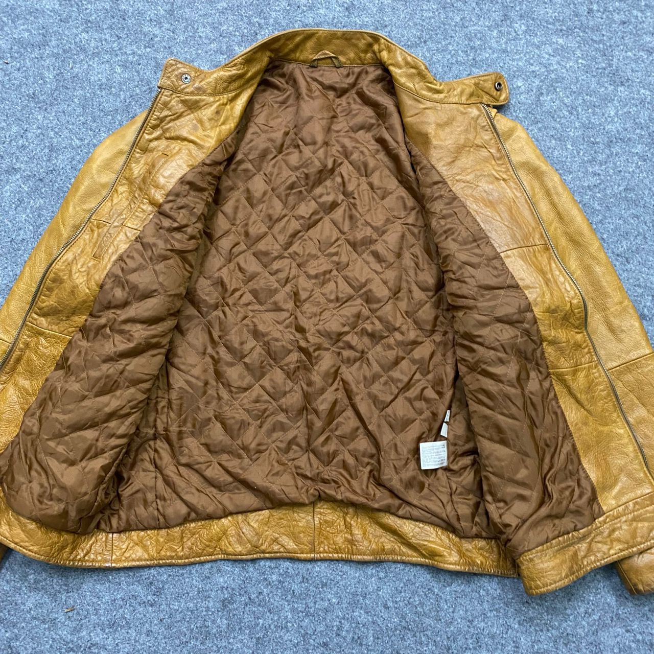 Uniqlo 💥Vintage Uniqlo Motorcycles Racing Leather Jacket Size US L / EU 52-54 / 3 - 4 Thumbnail