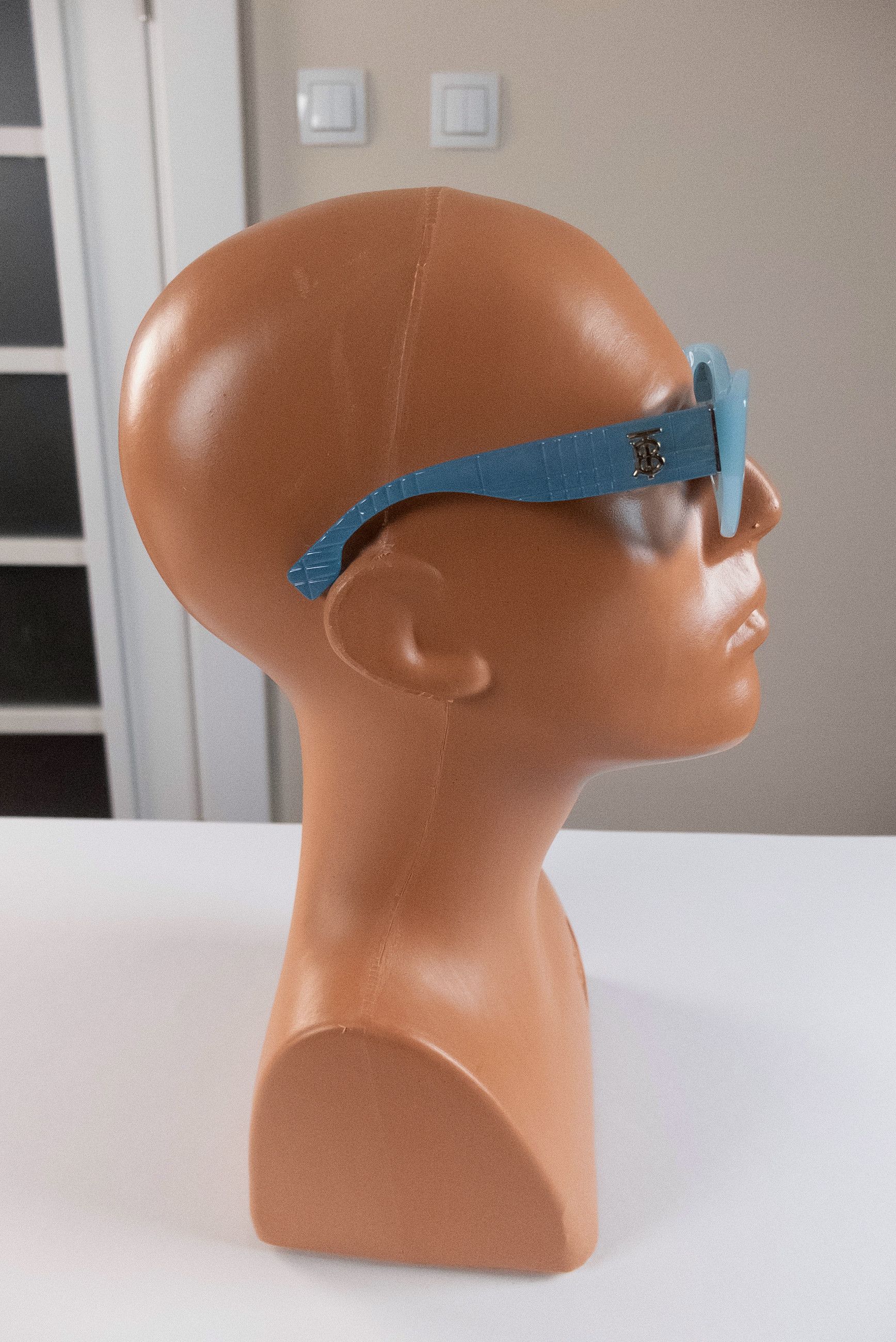 Burberry BURBERRY Meadow TB blue acetate oval sunglasses Size ONE SIZE - 10 Thumbnail