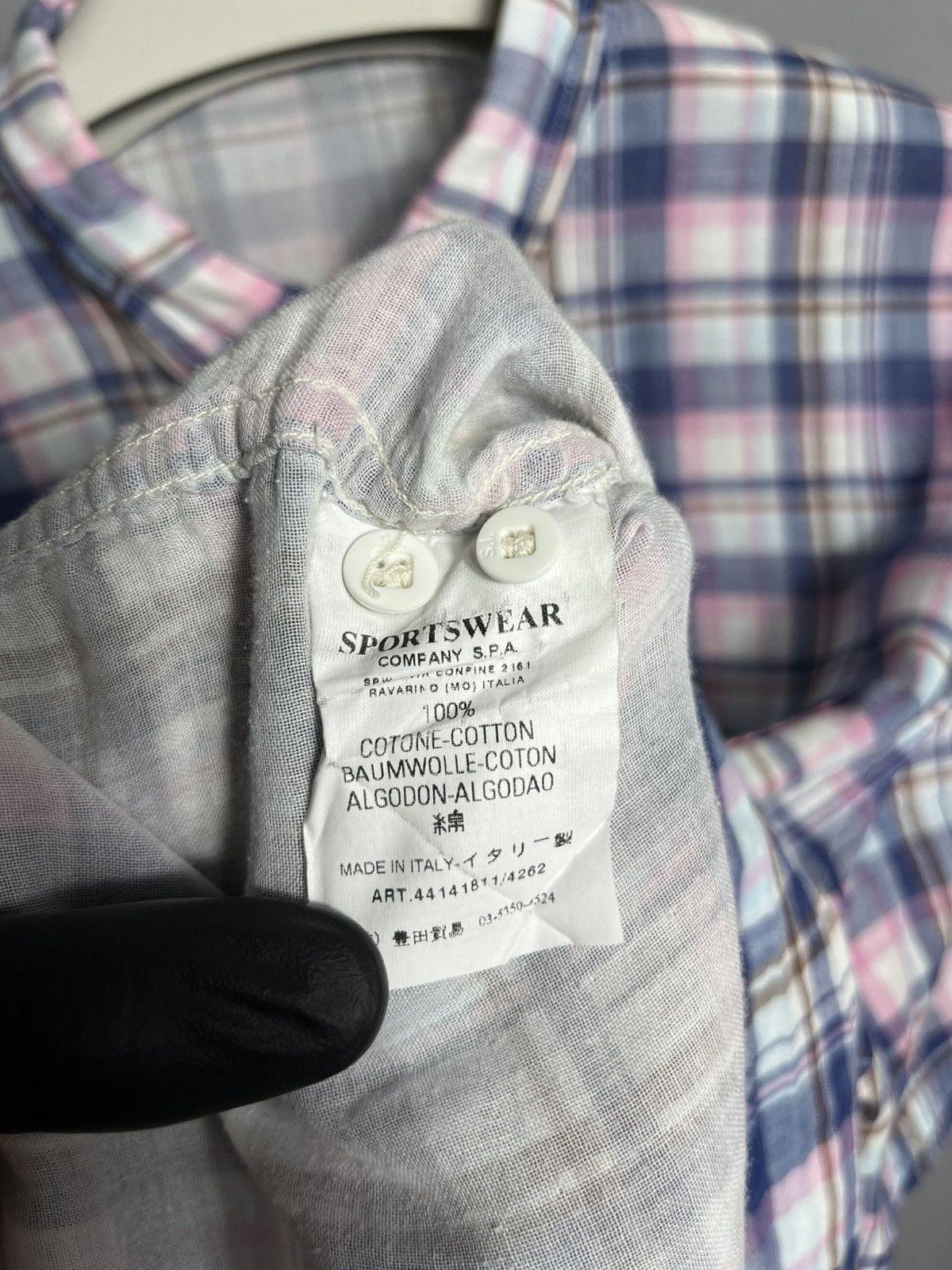 Stone Island Stone Island Denim shirt button down mens check plaid XXXL Size US XXL / EU 58 / 5 - 6 Thumbnail
