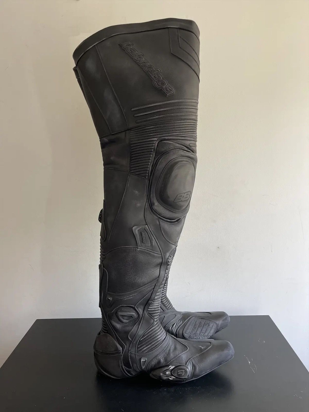 Balenciaga Balenciaga Biker Over-the-Knee Boots Motocross Size 41 EUR Size US 8 / EU 41 - 2 Thumbnail
