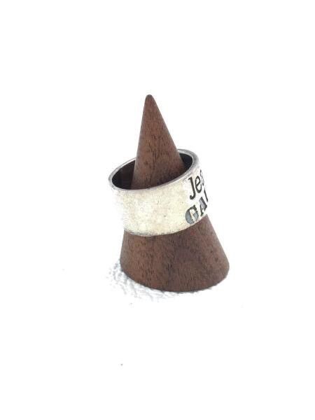 Jean Paul Gaultier Jean Paul Gaultier Silver 925 Logo Ring Size ONE SIZE - 2 Thumbnail