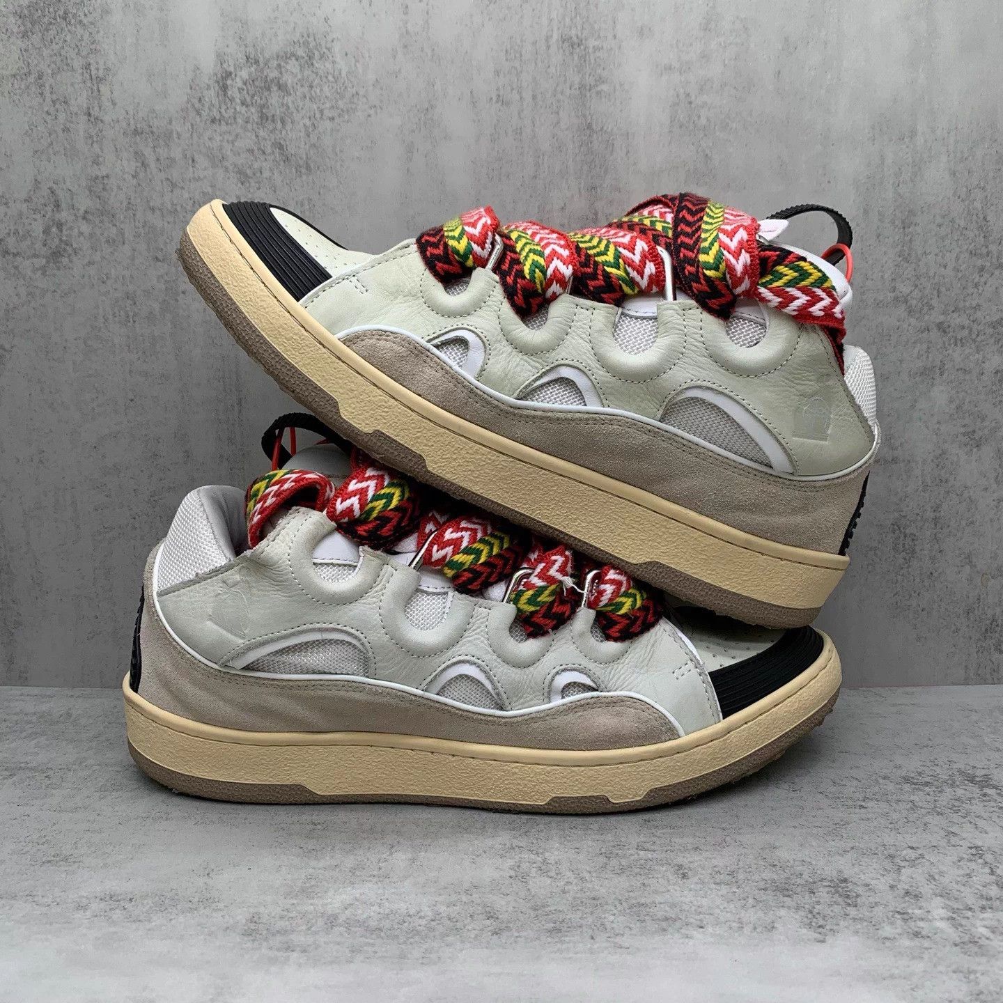 Lanvin Lanvin White Bread Sneakers 42 95 New Box & Accs YY693 Size US 9 / EU 42 - 2 Thumbnail