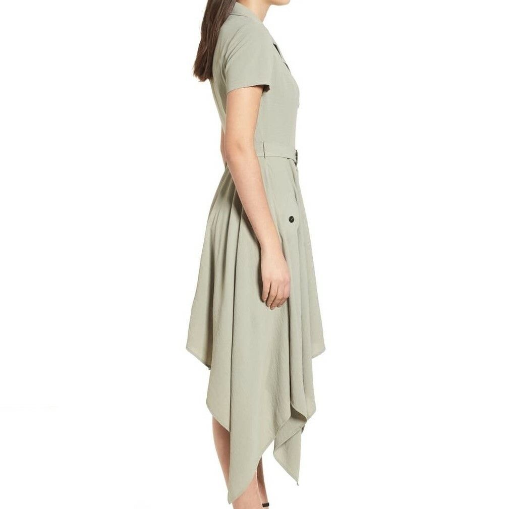 Other Chriselle x J.O.A. Asymmetrical Trench Dress MSRP $112 Size XL / US 12-14 / IT 48-50 - 5 Thumbnail