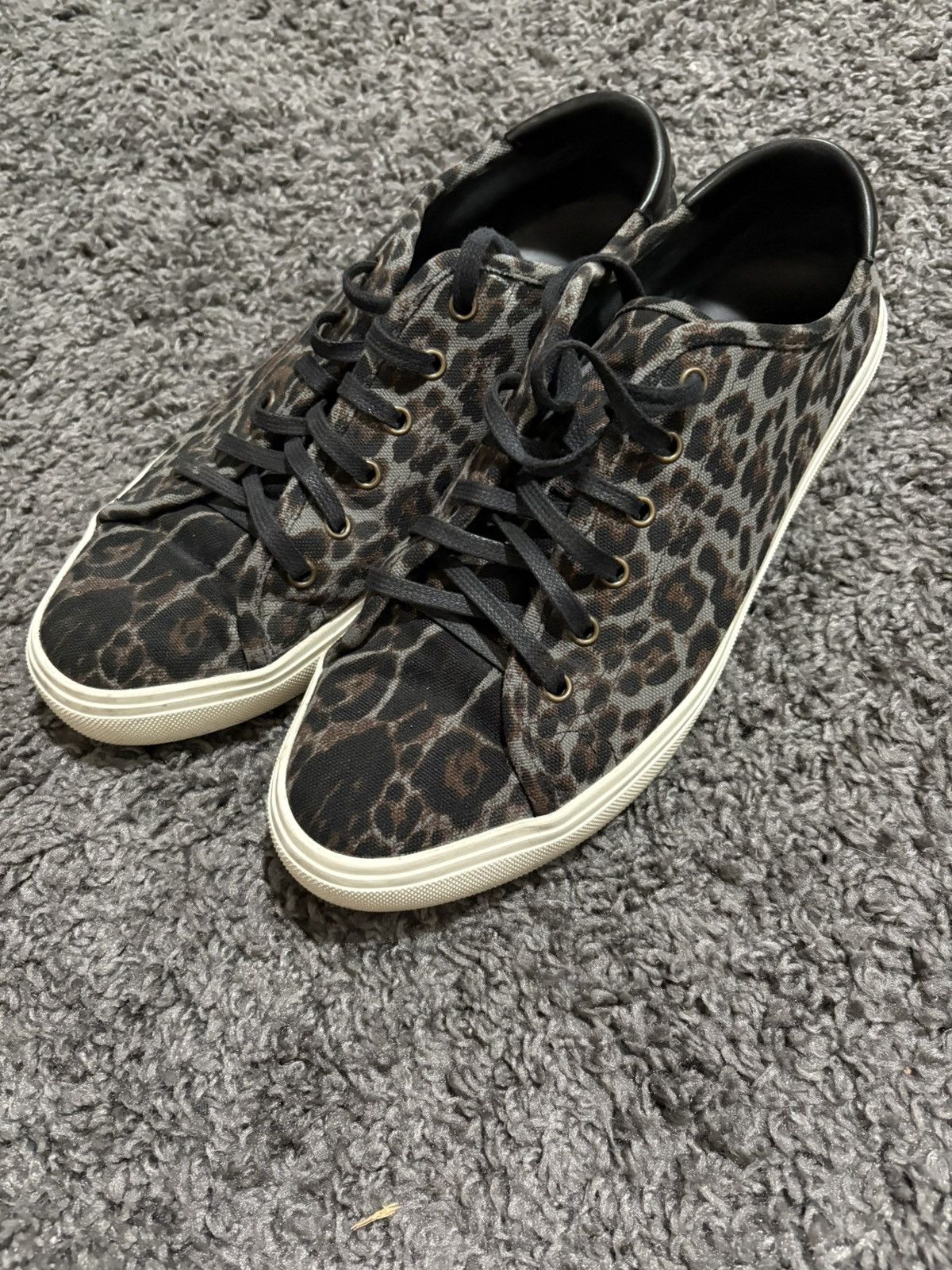 Saint Laurent Paris Leopard saint laurent shoes Size US 9.5 / EU 42-43 - 3 Thumbnail