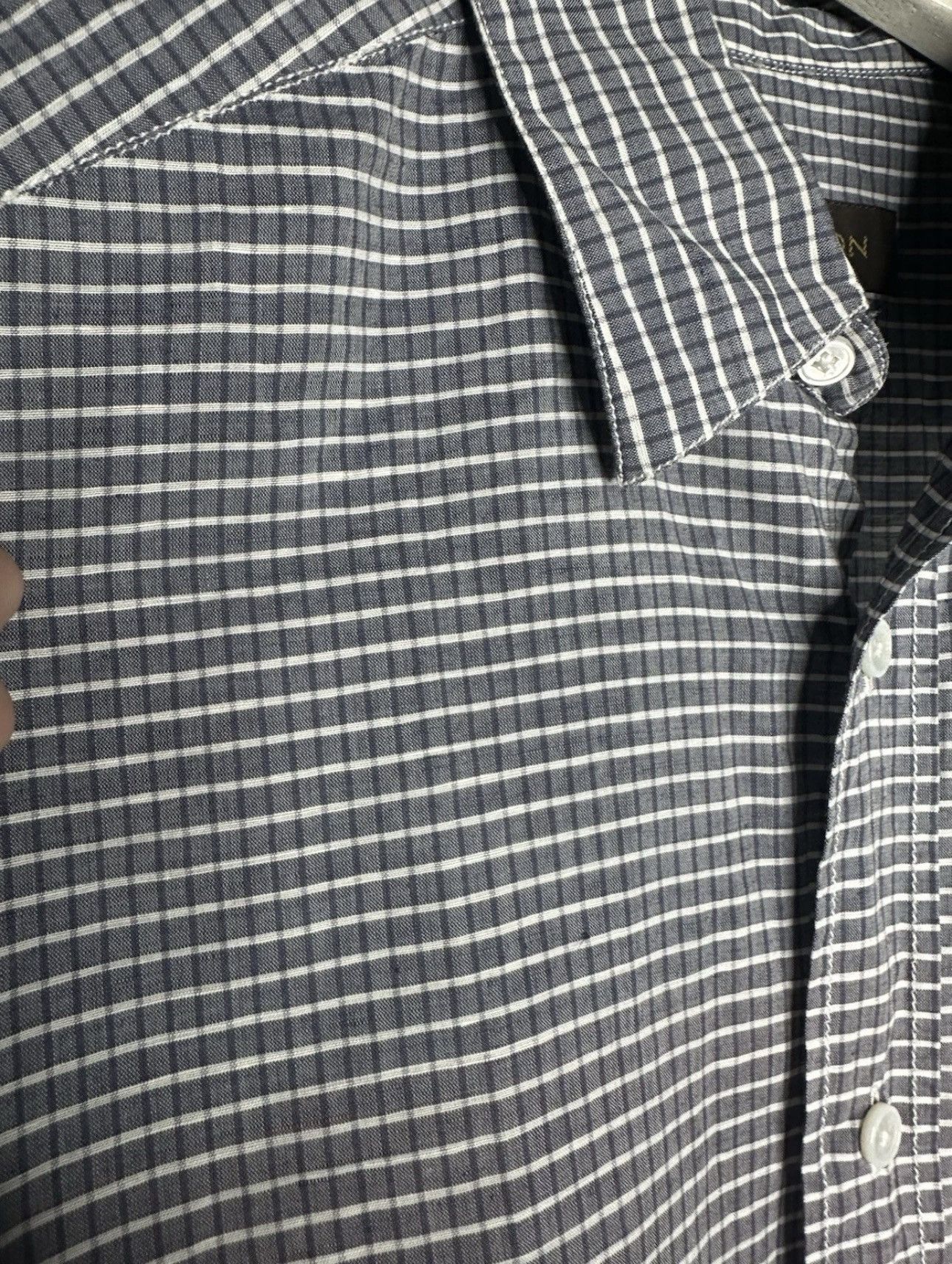 Louis Vuitton Louis Vuitton Gradient Check Shirt Long Sleeve Button Up Size US M / EU 48-50 / 2 - 11 Thumbnail