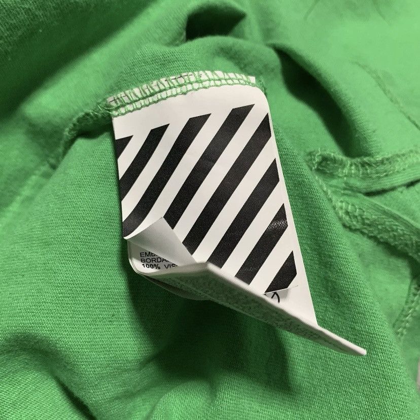 Off-White Off White Medium Public Television Green Long Sleeve Tee Size US M / EU 48-50 / 2 - 8 Thumbnail
