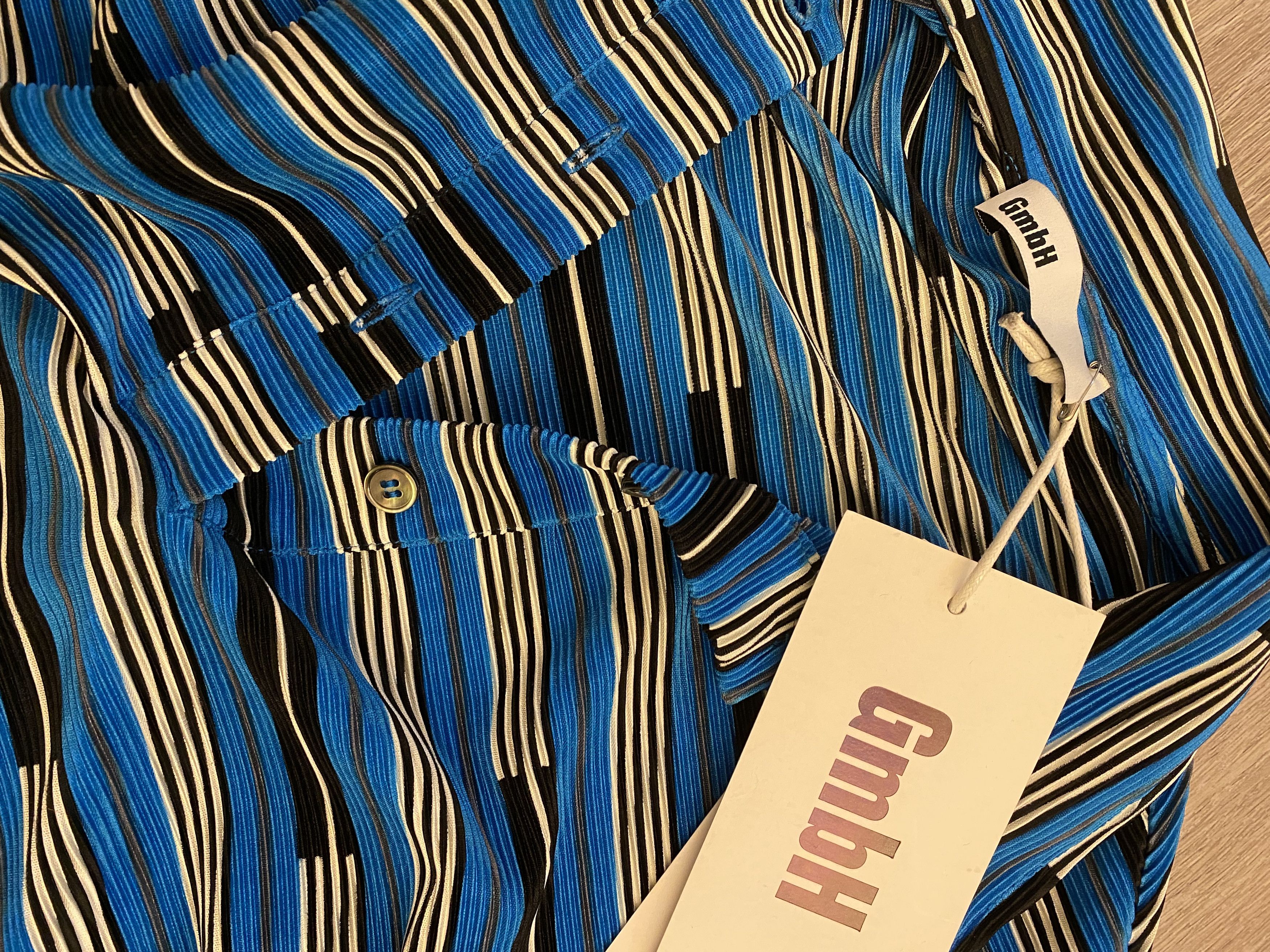 GmbH Viscosa Blue Multicolor Polo Size US M / EU 48-50 / 2 - 3 Thumbnail