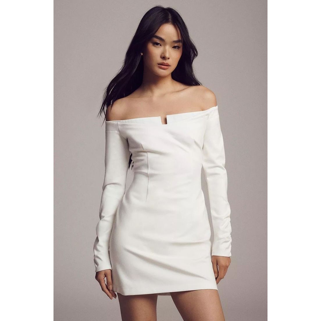 Anthropologie NWT BHLDN Gianna Off-The-Shoulder Twofer Dress $160 SMALL Size S / US 4 / IT 40 - 7 Thumbnail