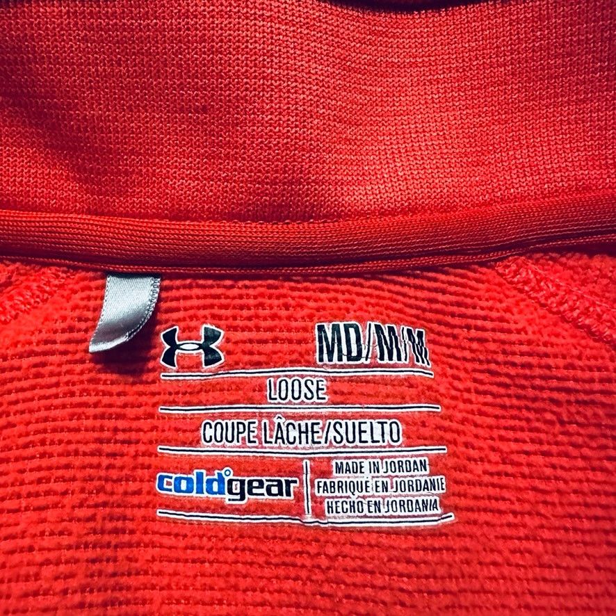 Under Armour Under Armour orange quarter zip loose fit pullover Size US M / EU 48-50 / 2 - 4 Thumbnail