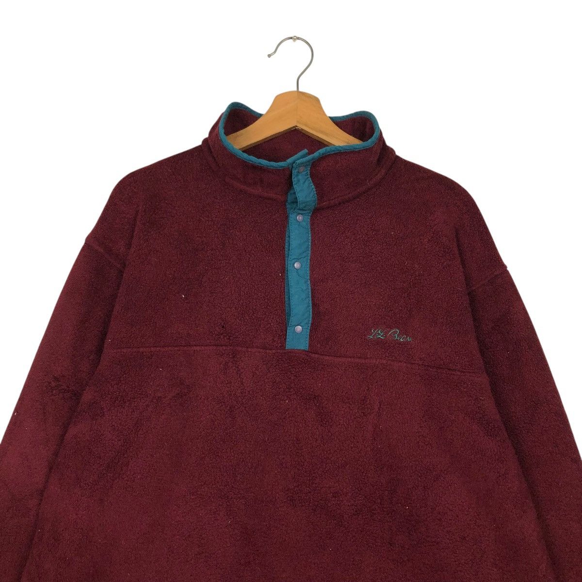 Japanese Brand 🔥VINTAGE FLEECE HALF BUTTON ANORAK L.L.BEAN FREEPORT MAINE Size US M / EU 48-50 / 2 - 5 Thumbnail