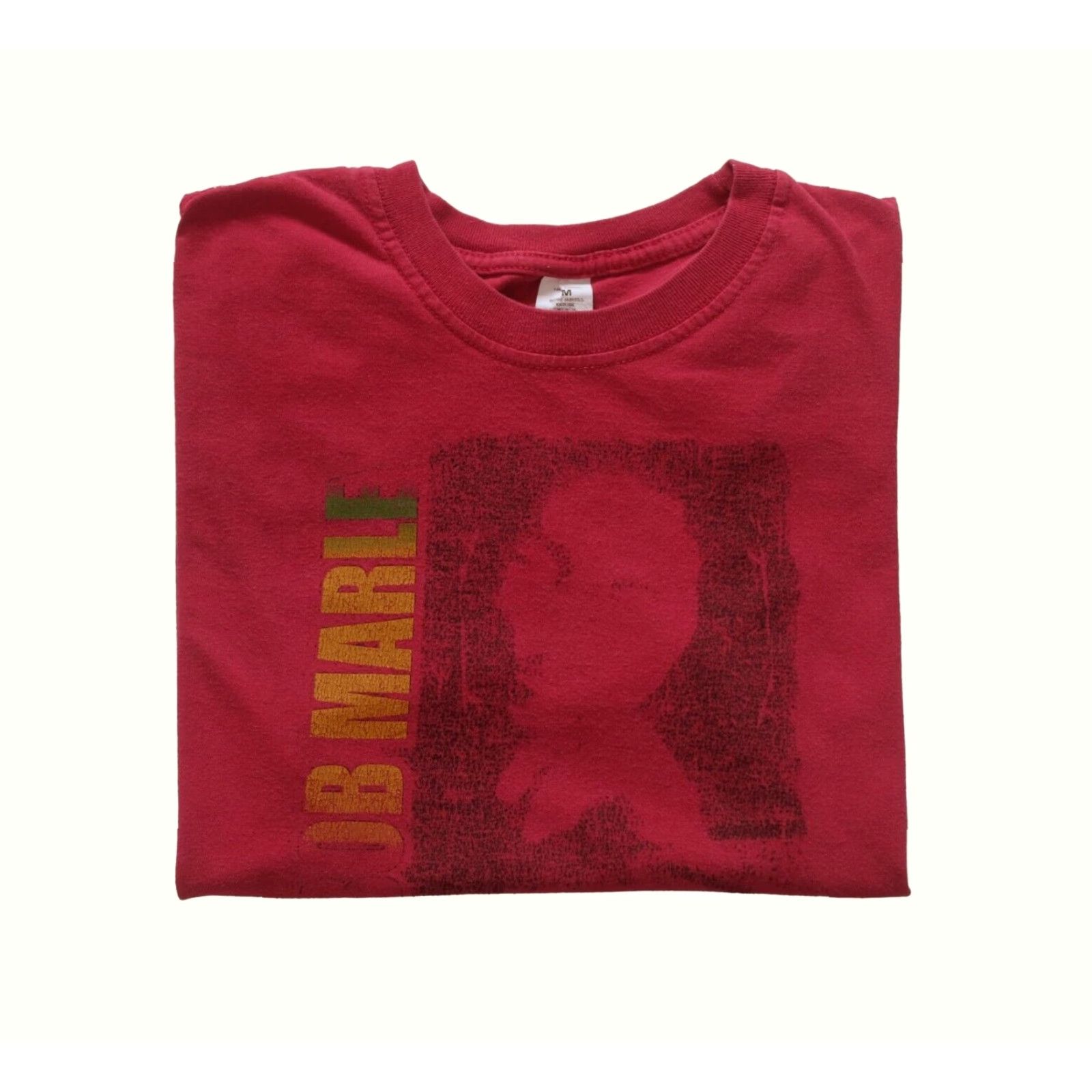 Vintage VINTAGE Bob Marley T-Shirt RED 90s Y2K Music Tour Reggae Rasta Men SZ M Shirt Short Sleeve Crew Neck Graphic Print Cotton Size US M / EU 48-50 / 2 - 2 Thumbnail