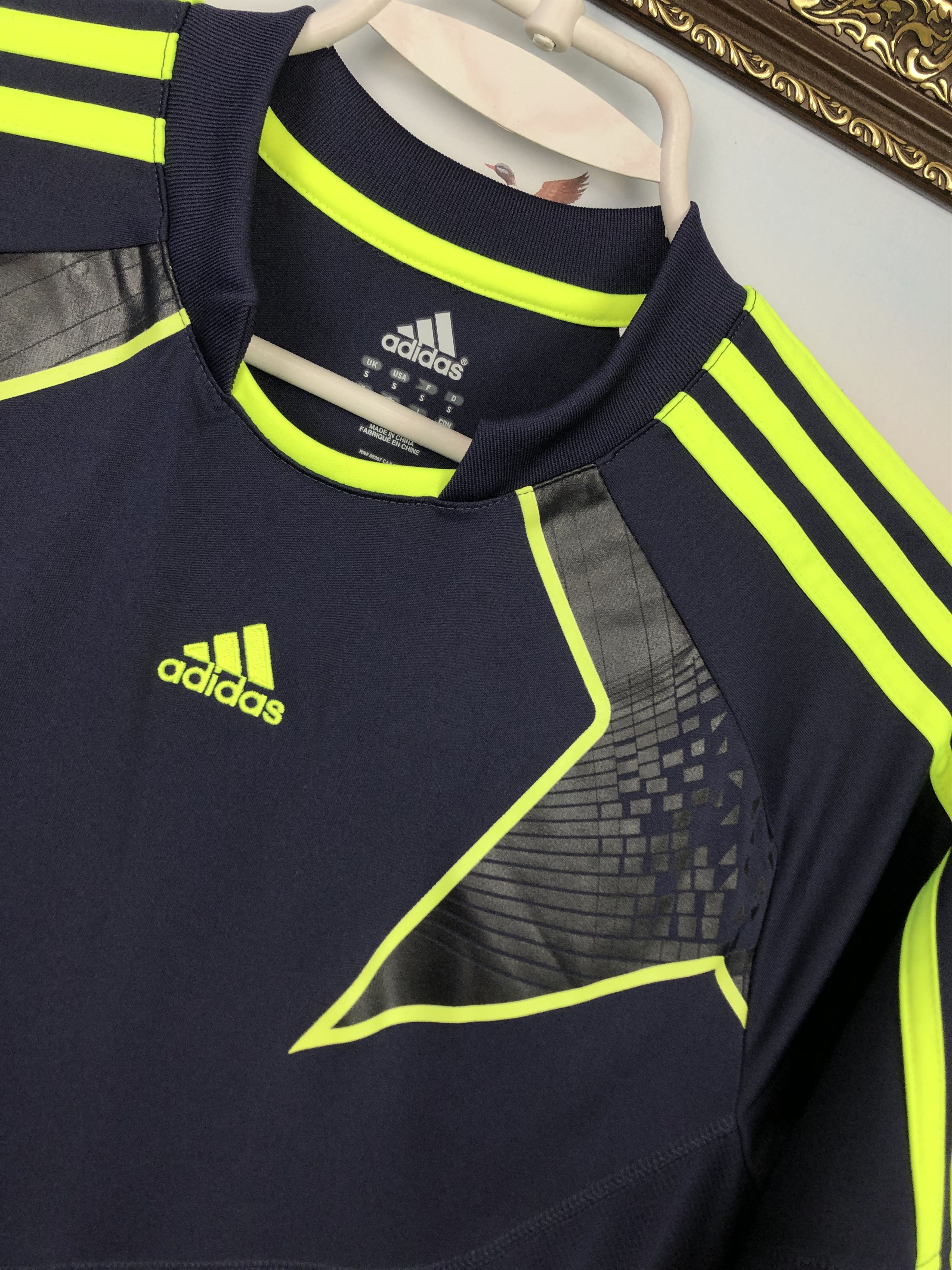 Adidas Adidas Blue Champions League Shirt Football Mens Soccer Rare Size US S / EU 44-46 / 1 - 2 Thumbnail