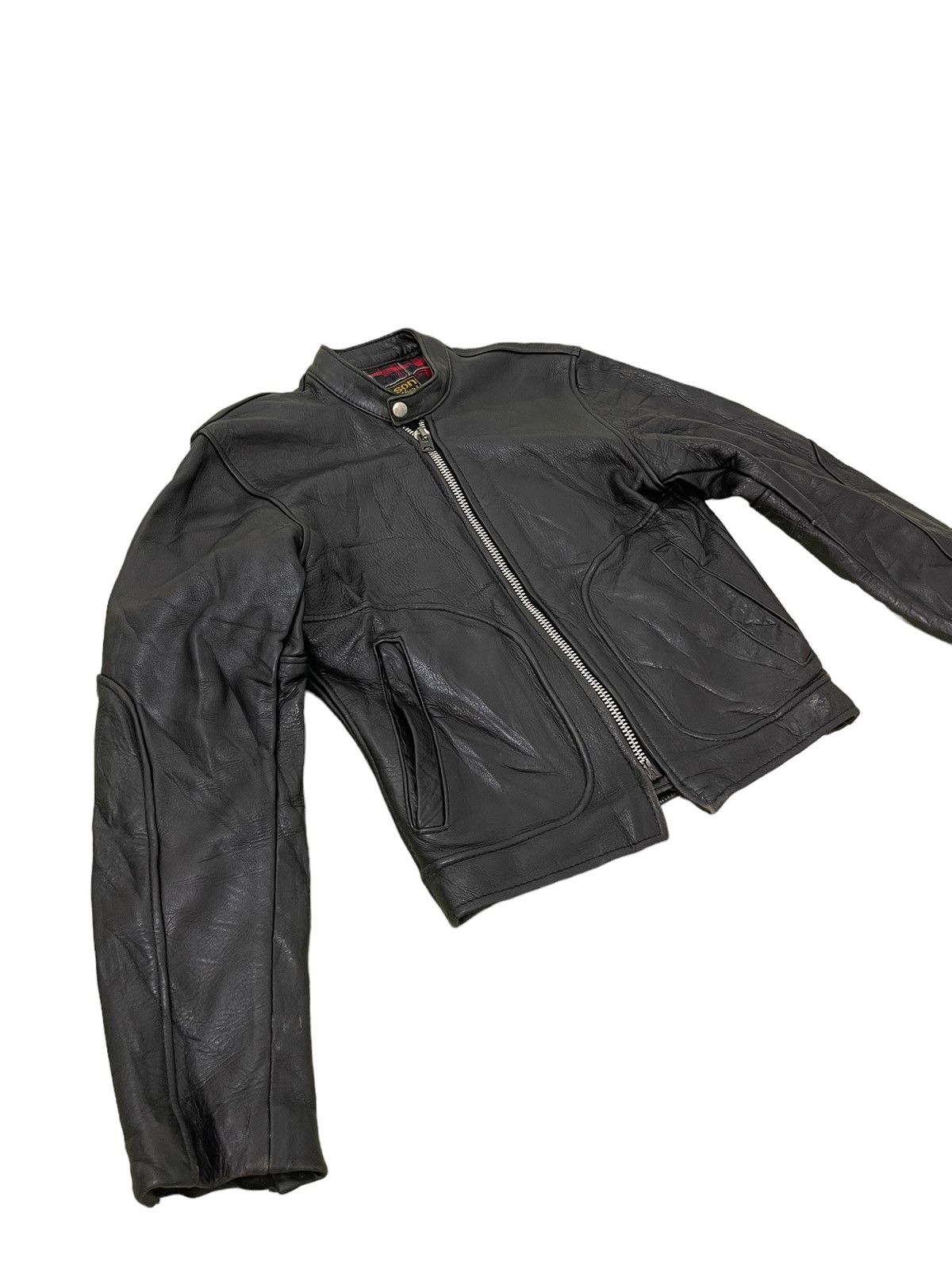 Genuine Leather Cafe Racer Vanson Leathers USA Leather Jacket 3🟦 Size US S / EU 44-46 / 1 - 3 Thumbnail