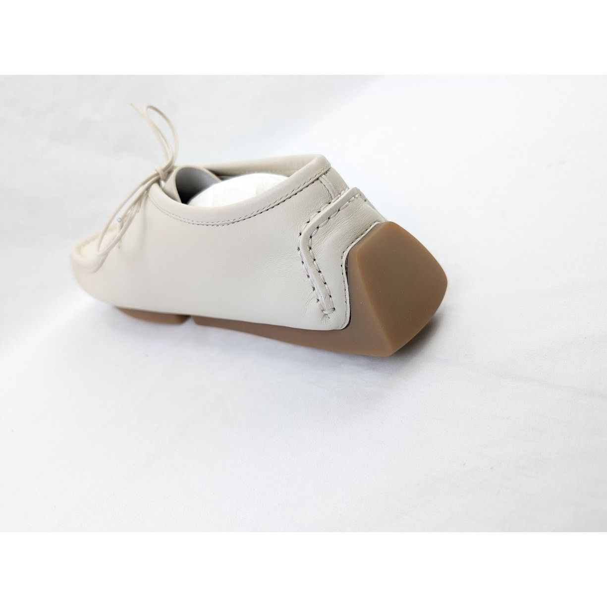 Bottega Veneta o1rshd1 Calf Pelle Scarpa Chester Shoes in Cream Size US 9 / EU 42 - 14 Thumbnail