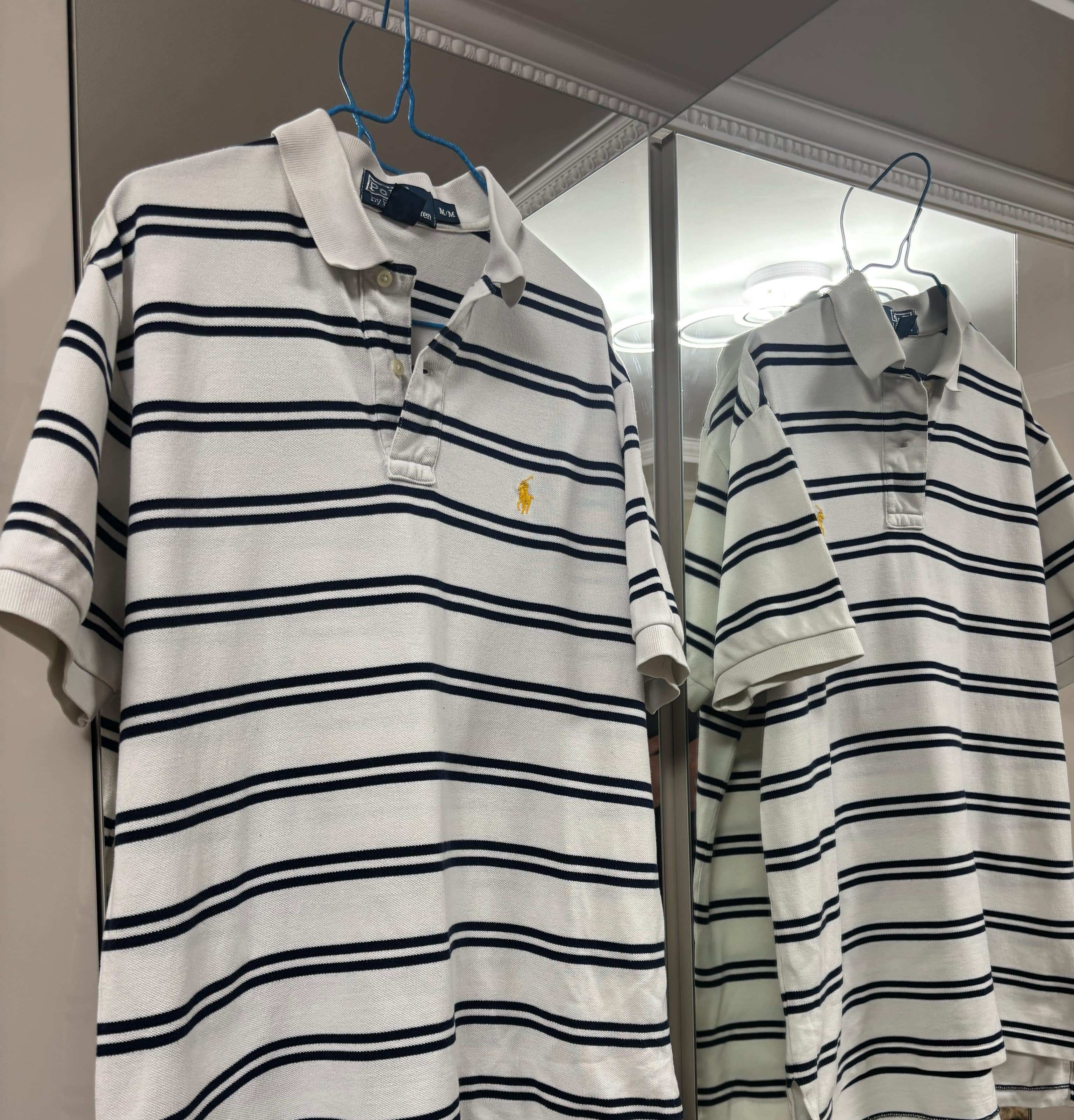 Polo Ralph Lauren Polo Ralph Lauren white with navy stripes. Size M Size US M / EU 48-50 / 2 - 2 Thumbnail