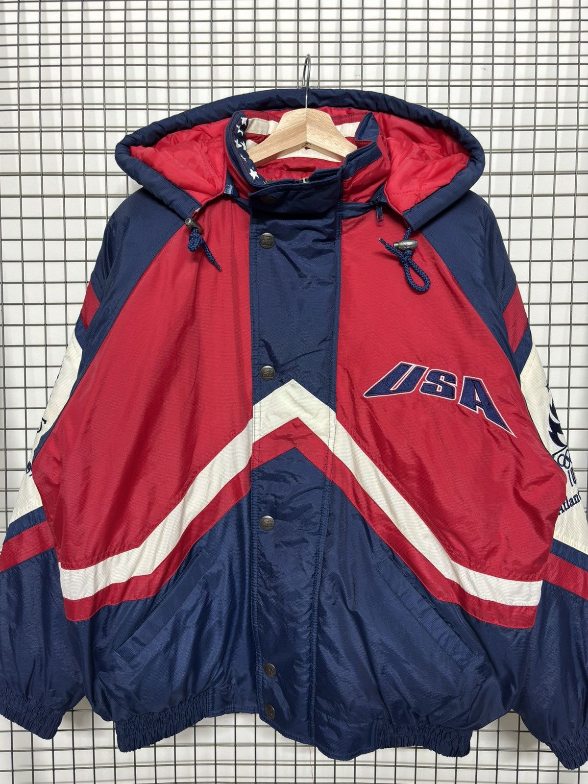 Starter 🚨FINAL DROP🚨Vintage Olympic USA Starter Atlanta 1996 Zipper Size US M / EU 48-50 / 2 - 1 Thumbnail