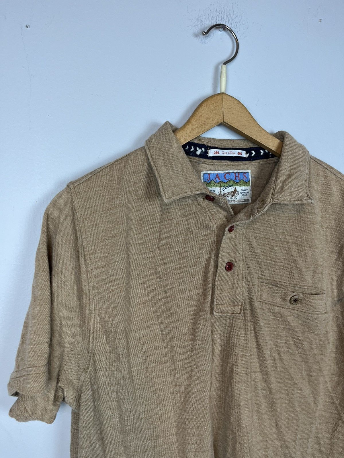 Japanese Brand Beige GOA SHORE POLO Size US S / EU 44-46 / 1 - 3 Thumbnail