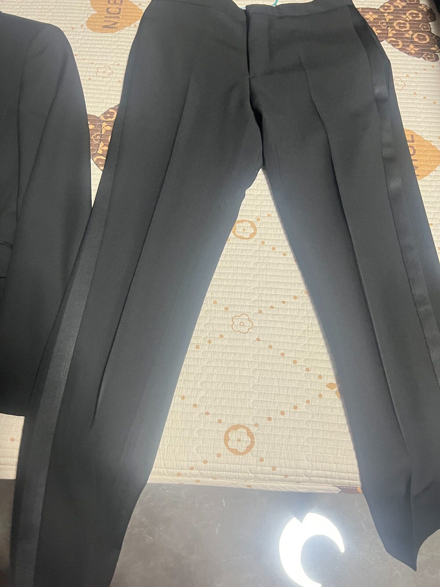 Saint Laurent Paris Saint Laurent Black Formal Pants Size 44 Size US 28 / EU 44 - 1 Thumbnail