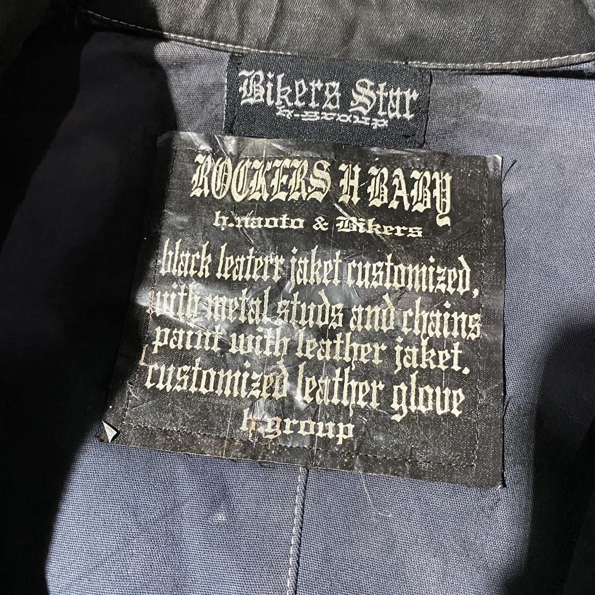 If Six Was Nine Rockers H Baby Black Horn Biker Leather Jacket Size US M / EU 48-50 / 2 - 10 Thumbnail
