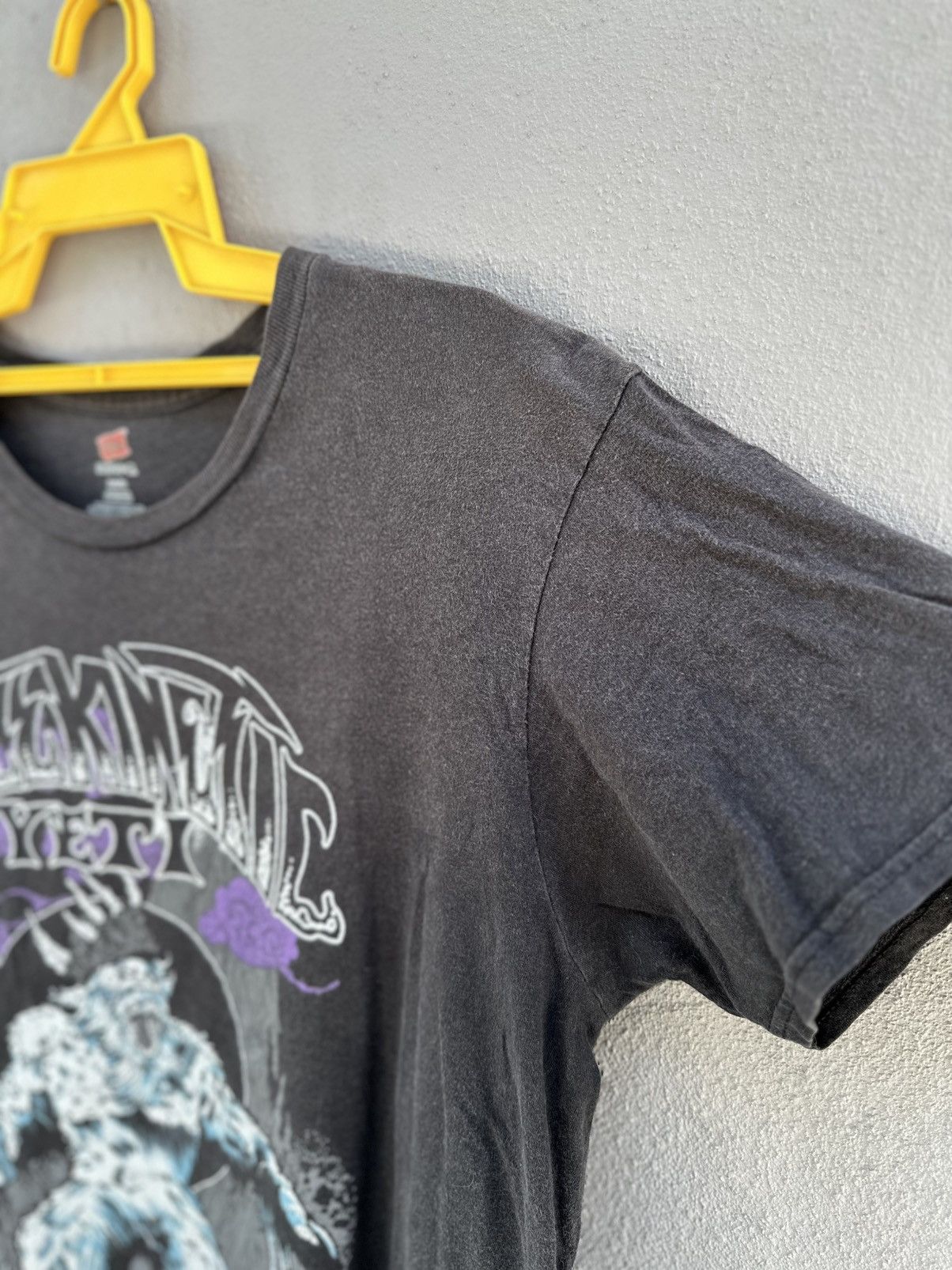 Band Tees Thrashed Y2K Telekinetic Yeti Stoner Rock Sun Faded Grunge T Size US L / EU 52-54 / 3 - 6 Thumbnail