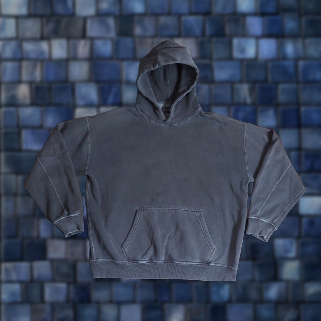 Abercrombie & Fitch VTG Abercrombie & Fitch Hoodie Pullover Hoodie S Men Gray Faded Baggy Essential Hooded Sweatshirt Crew Neck Winter 2000s Size US S / EU 44-46 / 1 - 1 Thumbnail