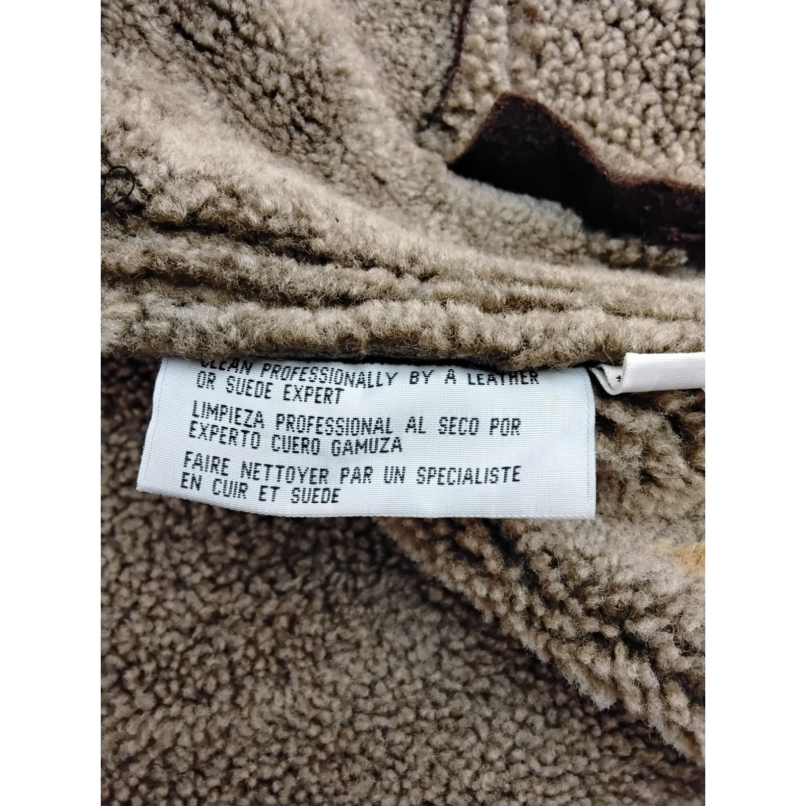 Other Siena Studio Shearling Jacket Women M Brown Suede Sheepskin Size M / US 6-8 / IT 42-44 - 8 Thumbnail