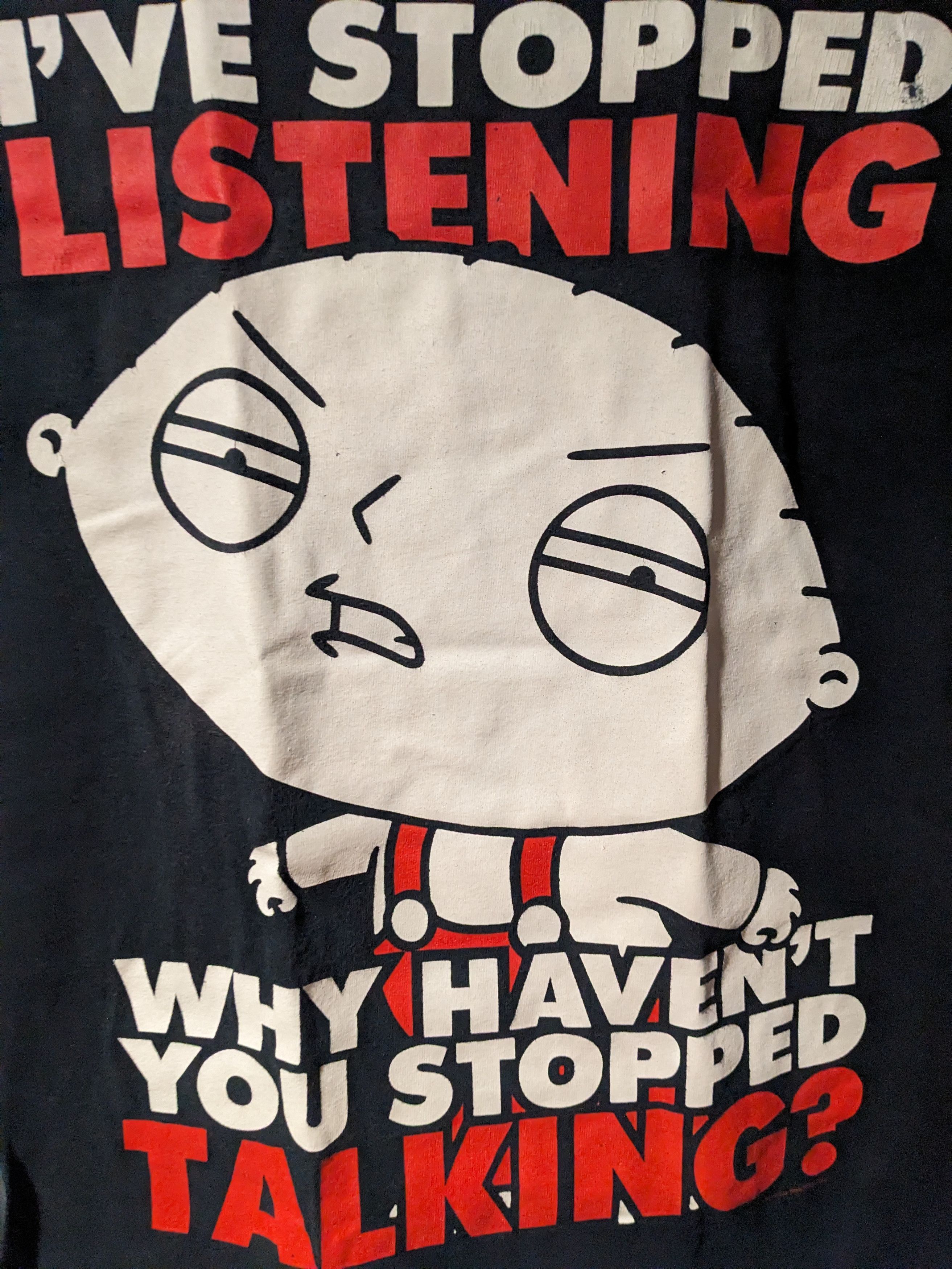 Cartoon Network × Vintage Vintage 2011 Stewie Adult Swim Family Guy Small T-Shirt Size US S / EU 44-46 / 1 - 2 Thumbnail