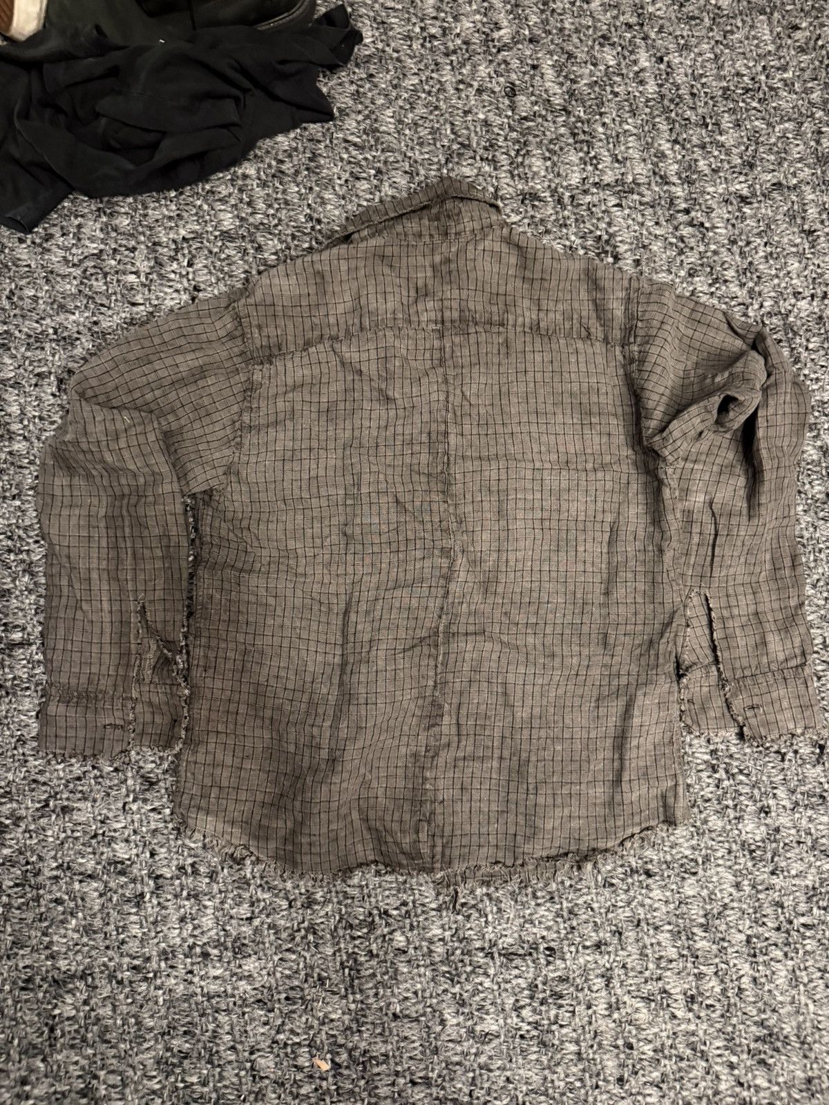 K-Two Studios Check oil dye button up Size US M / EU 48-50 / 2 - 2 Thumbnail