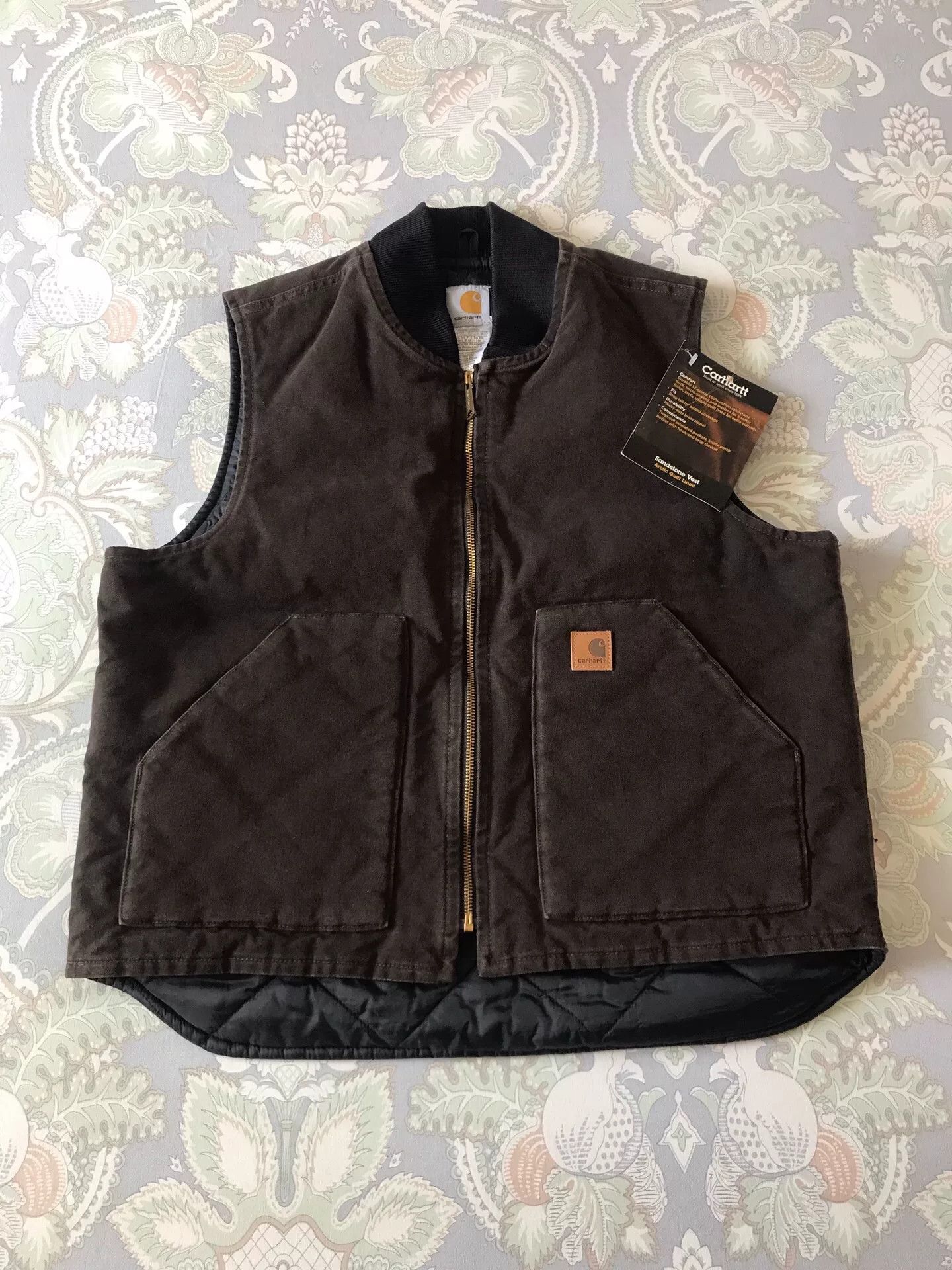 Carhartt Carhartt V02 Washed Canvas Work Vest Size US L / EU 52-54 / 3 - 1 Thumbnail