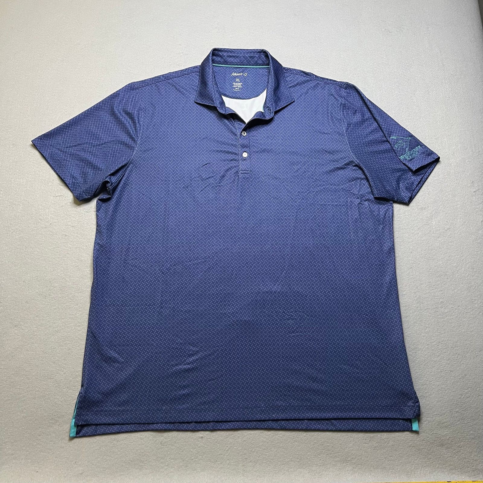 johnnie-O Johnnie-O Polo Shirt Men’s XL Geometric UPF 50 White Hawk Size US XL / EU 56 / 4 - 1 Thumbnail