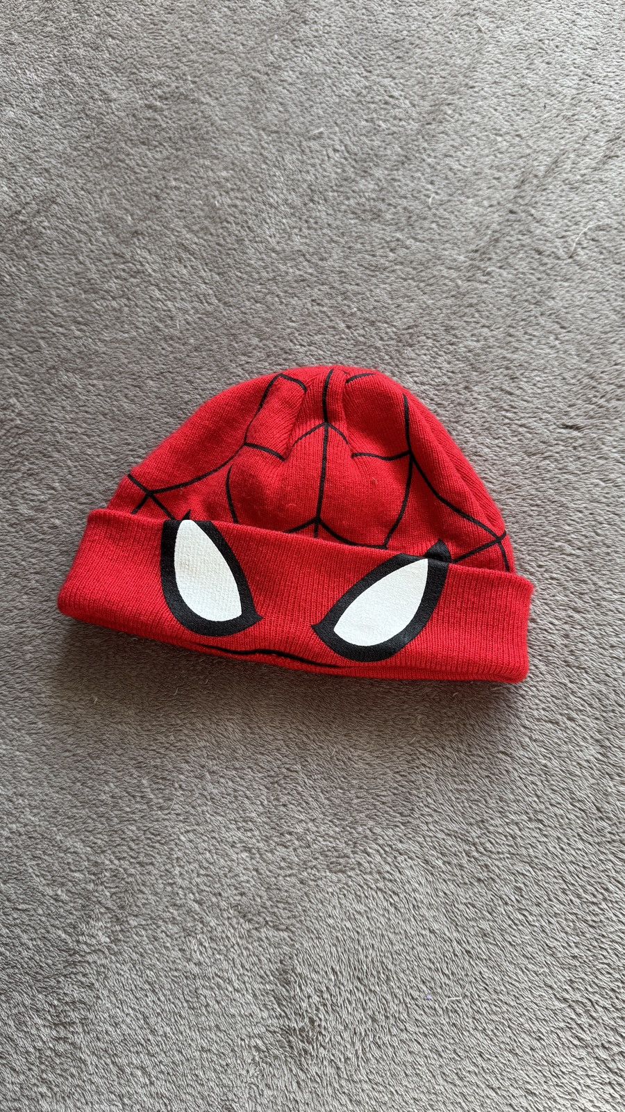 Marvel Comics Amazing Spider-Man vintage crazy Y2K Printed Web beanie Hat Size ONE SIZE - 4 Thumbnail