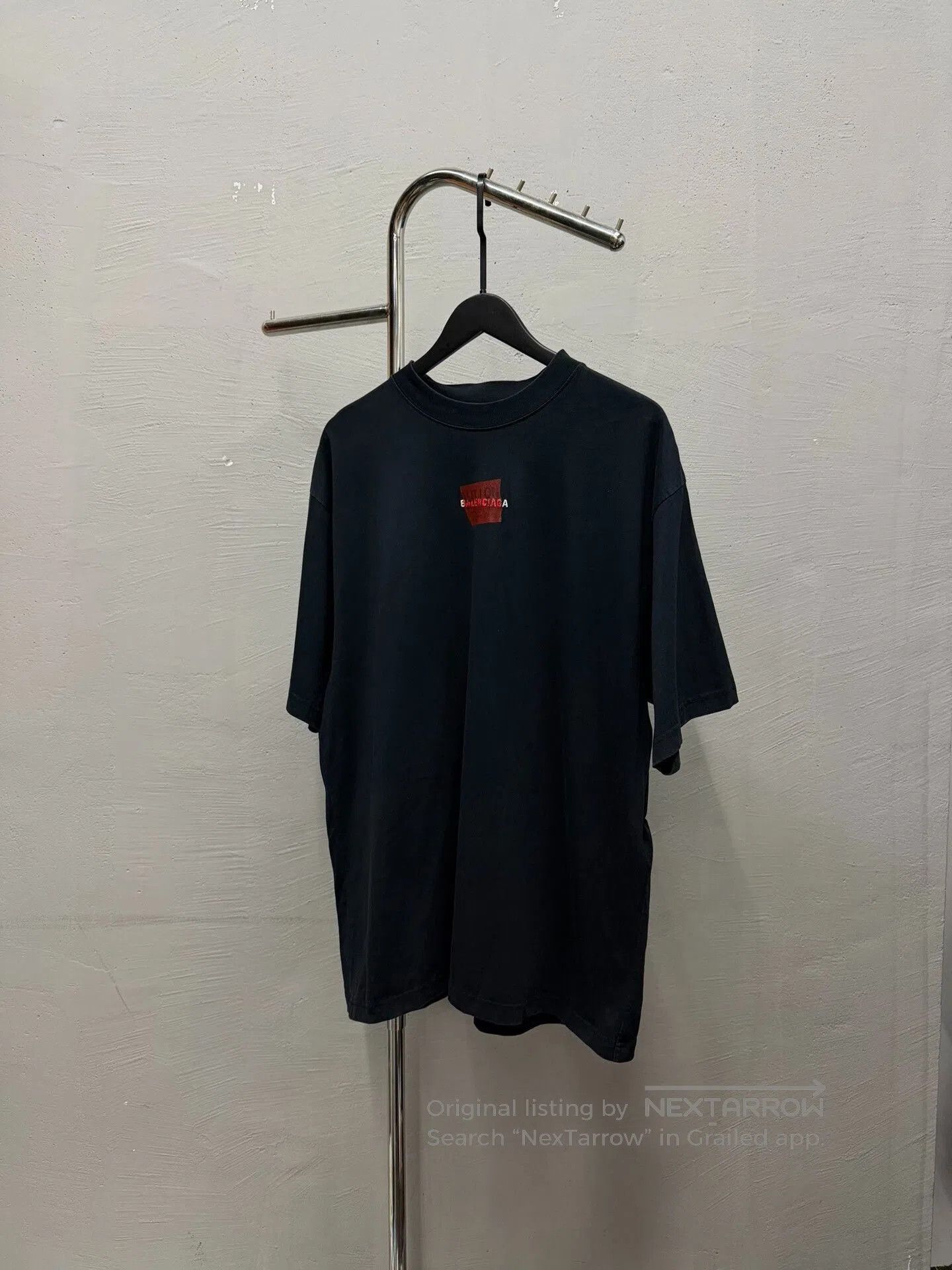 Balenciaga balenciaga short sleeve logo t-shirt black. Size US M / EU 48-50 / 2 - 1 Thumbnail