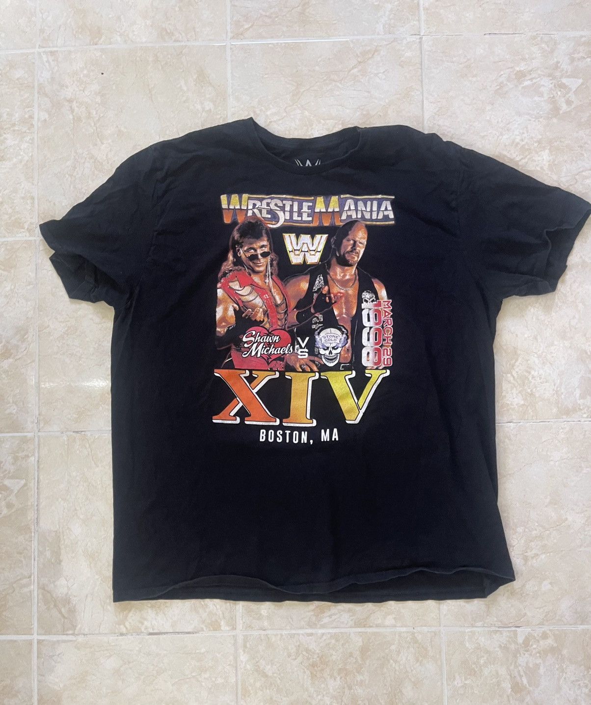 WWE Vintage Stone Cold Wrestlemania WWE Shirt Size US XL / EU 56 / 4 - 1 Thumbnail