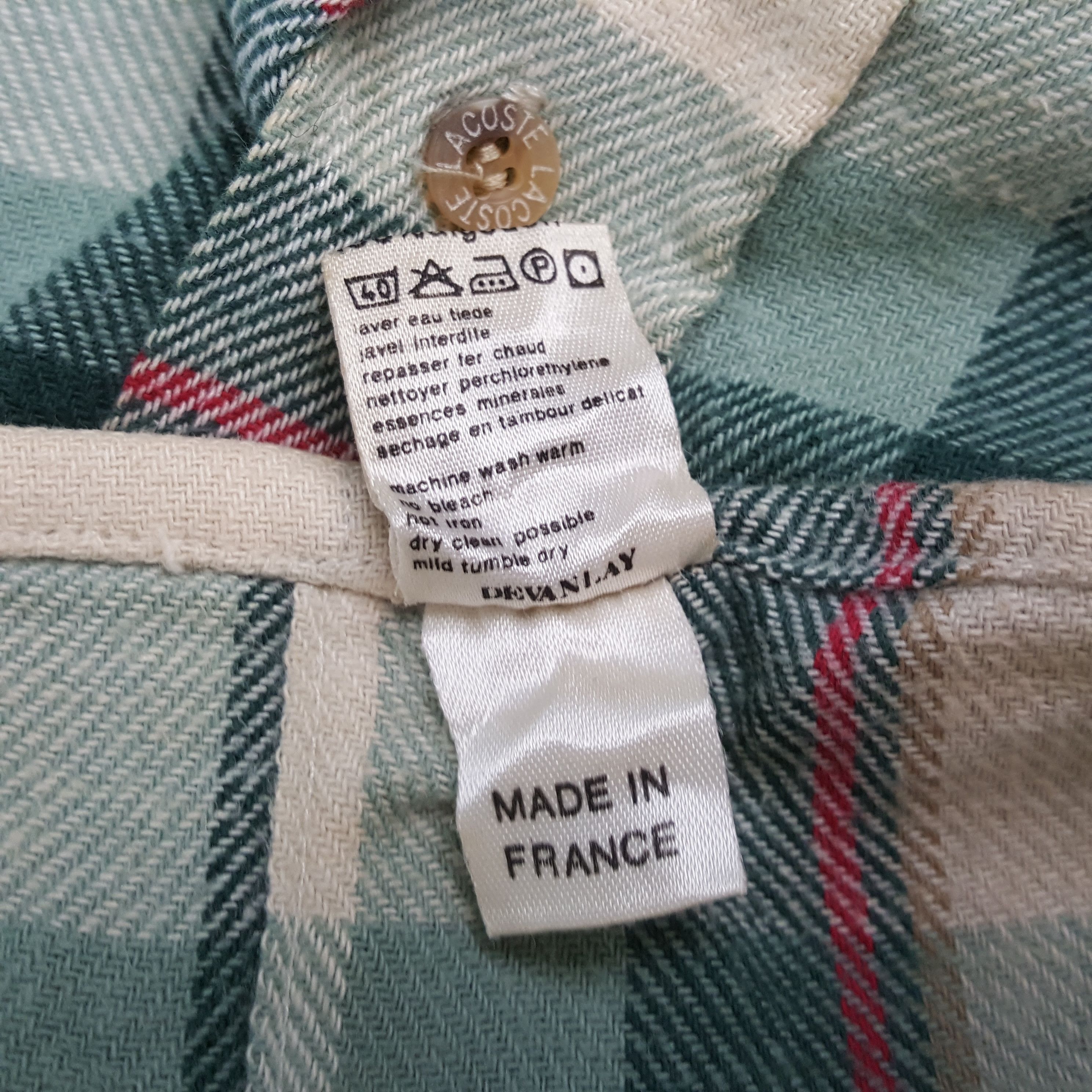 Designer × Lacoste × Vintage Vintage CHEMISE LACOSTE Block Design Shirt C285N71 Size US XXL / EU 58 / 5 - 8 Thumbnail