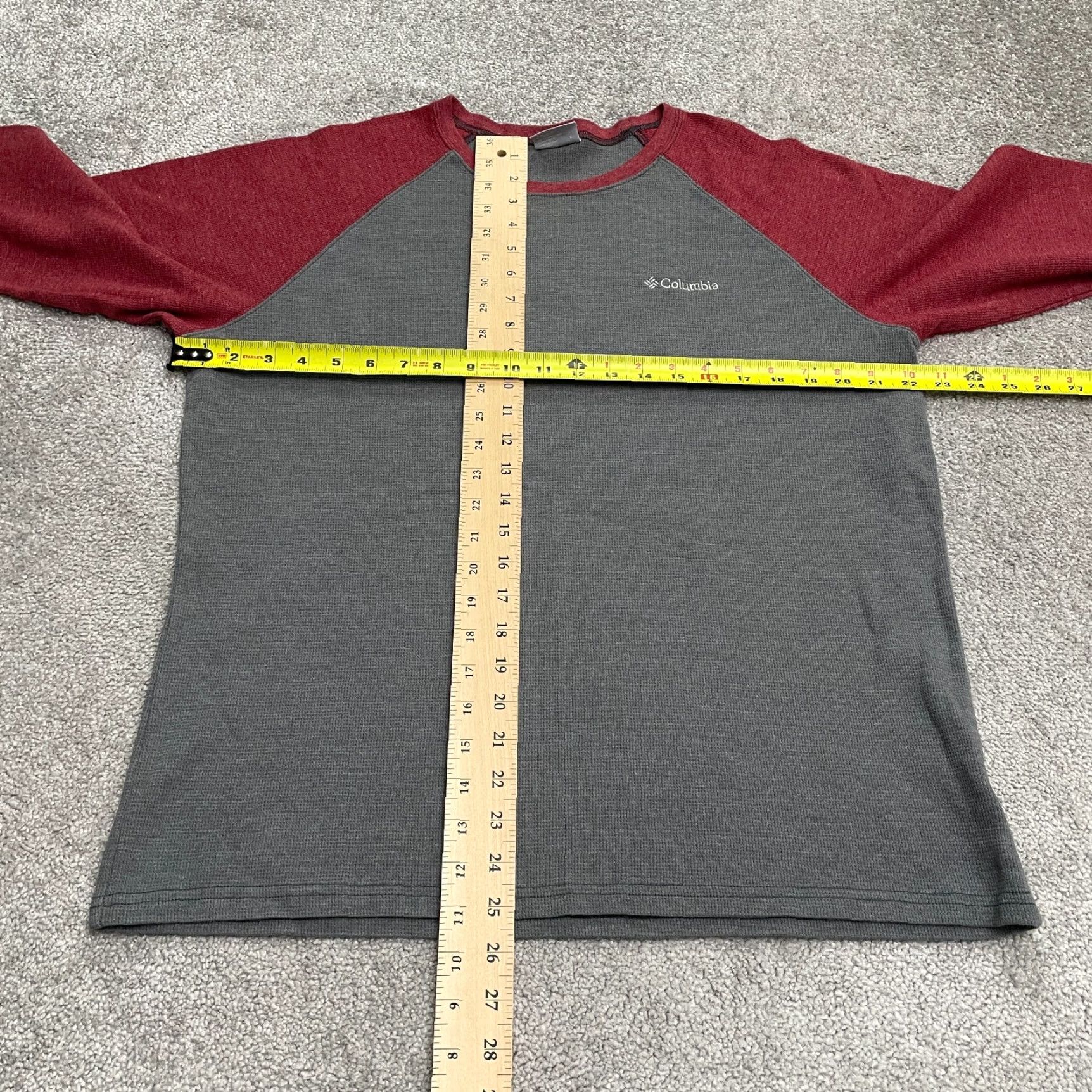 Vintage Columbia Shirt Mens Large Gray Crew Neck Long Sleeve T-Shirt Outdoor Casual Regular Size US L / EU 52-54 / 3 - 5 Thumbnail