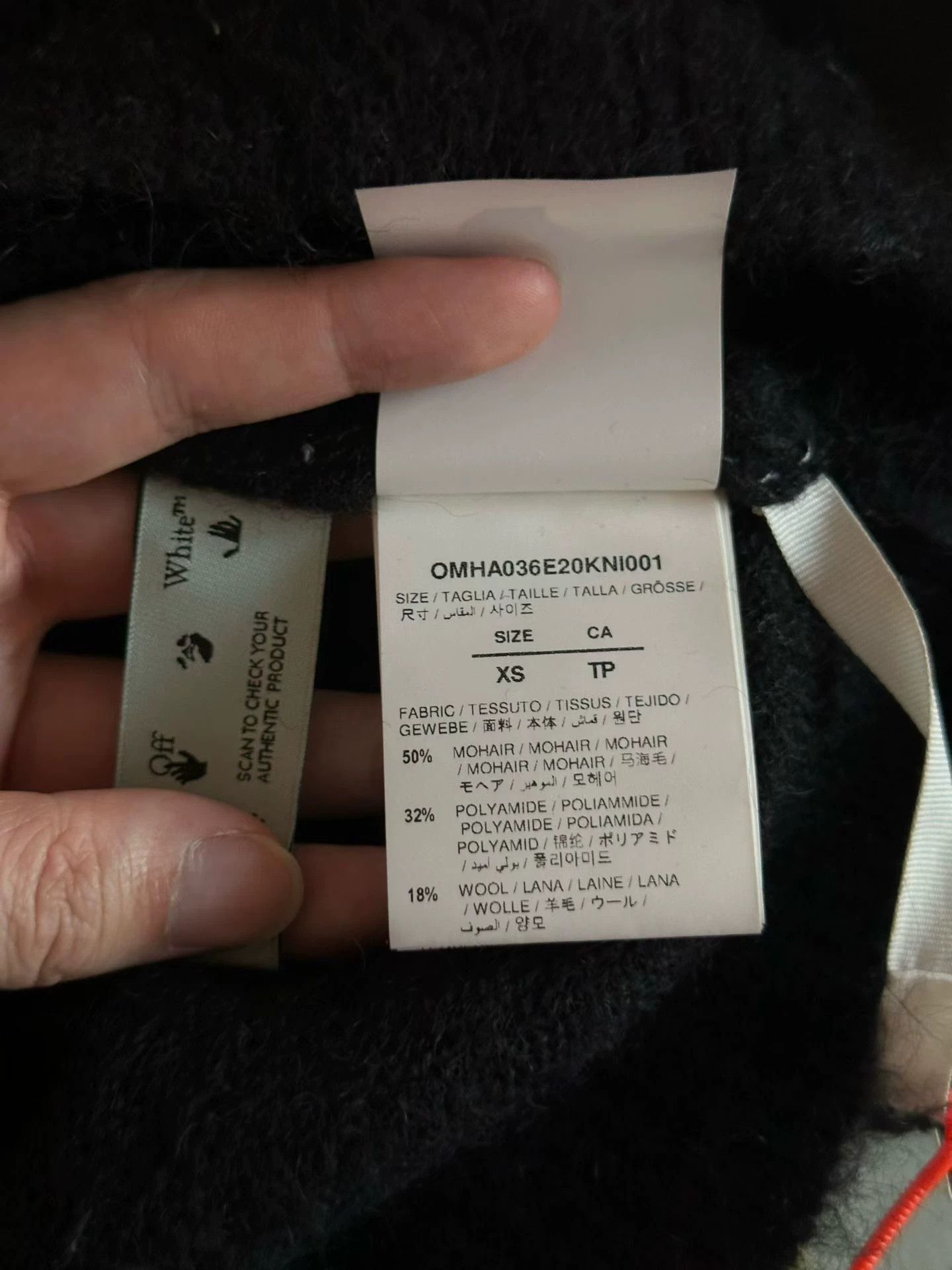 Off-White Off-White Mohair Sweater XS NWT Size US XS / EU 42 / 0 - 4 Thumbnail