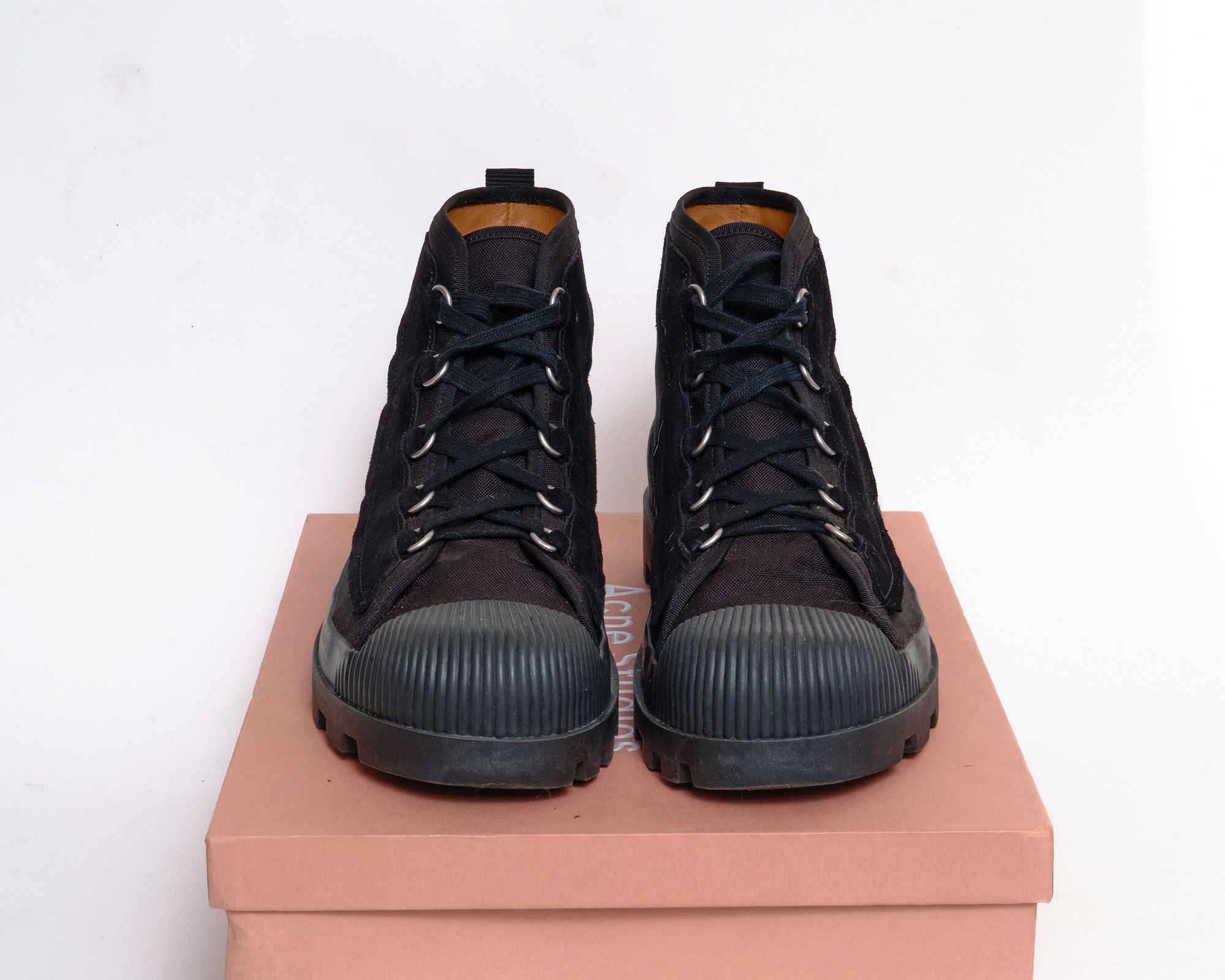 Acne Studios Daniel Nyl Boots - Nylon/Suede Size US 11 / EU 44 - 3 Thumbnail