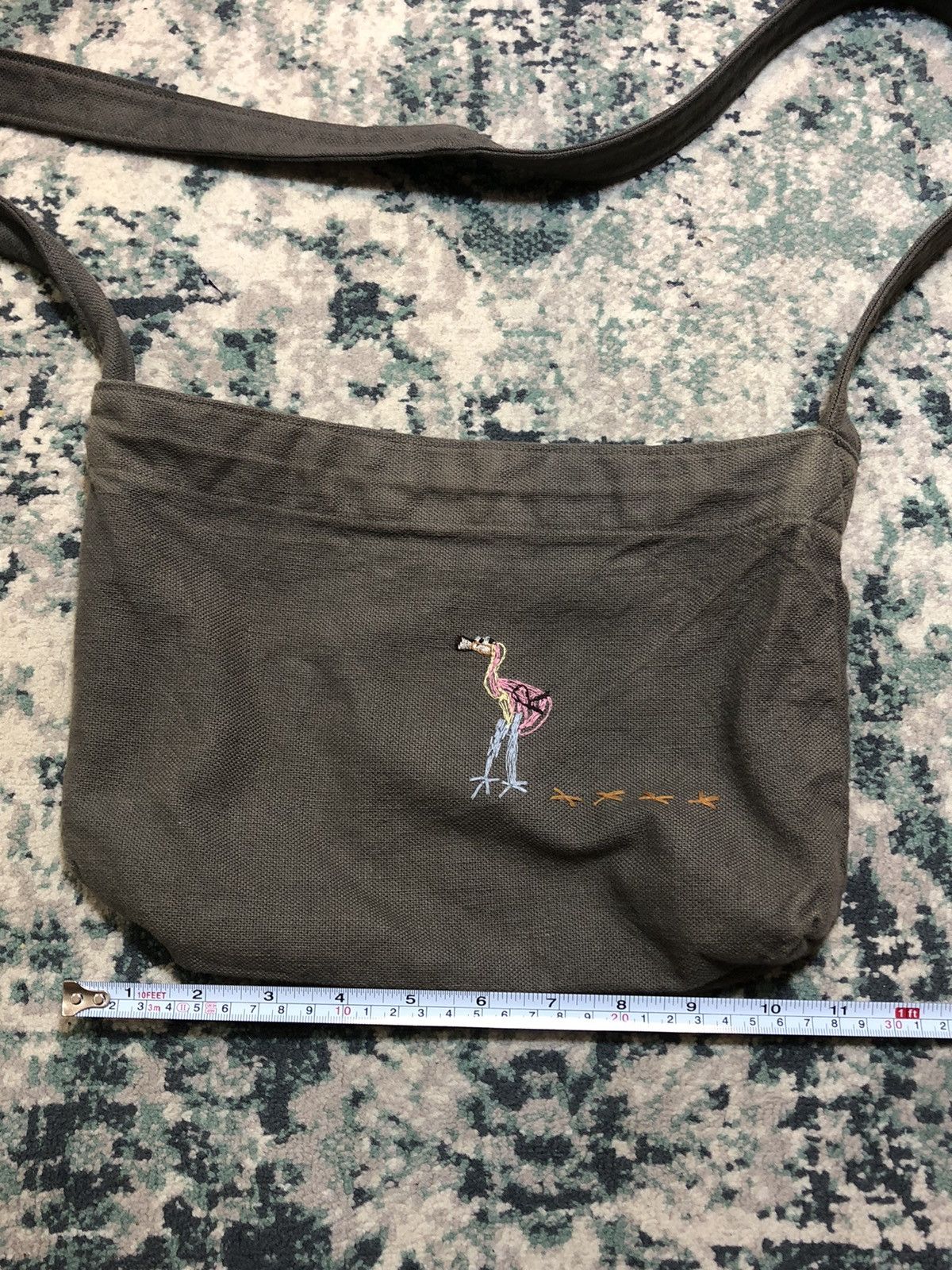 45rpm 45Rpm Japan Heavy Cotton Knitted Flamingo Sacoche Bag Size ONE SIZE - 11 Thumbnail