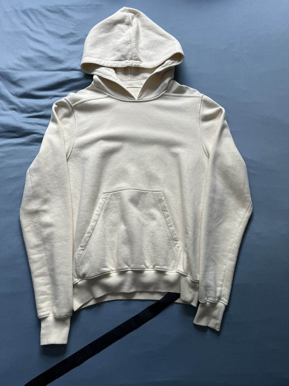 image of Rick Owens Drkshdw Rick Owen’S Granbury Hoodie in Cream, Men's (Size Small)