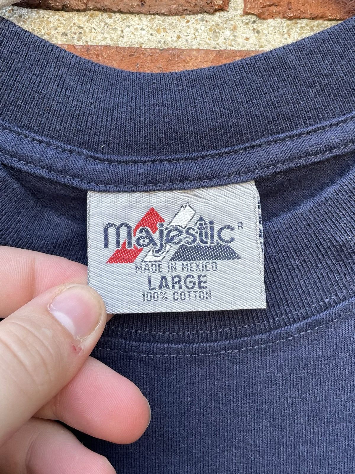 Majestic Vintage 1999 Majestic MLB Boston Red Sox’s Spellout T Shirt Size US L / EU 52-54 / 3 - 2 Thumbnail